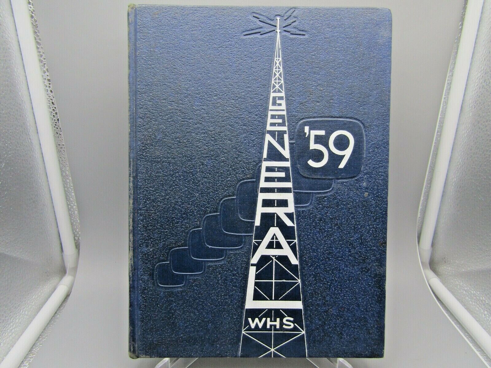 1959 Wooster High School GENERAL Yearbook Annual Wooster Ohio OH