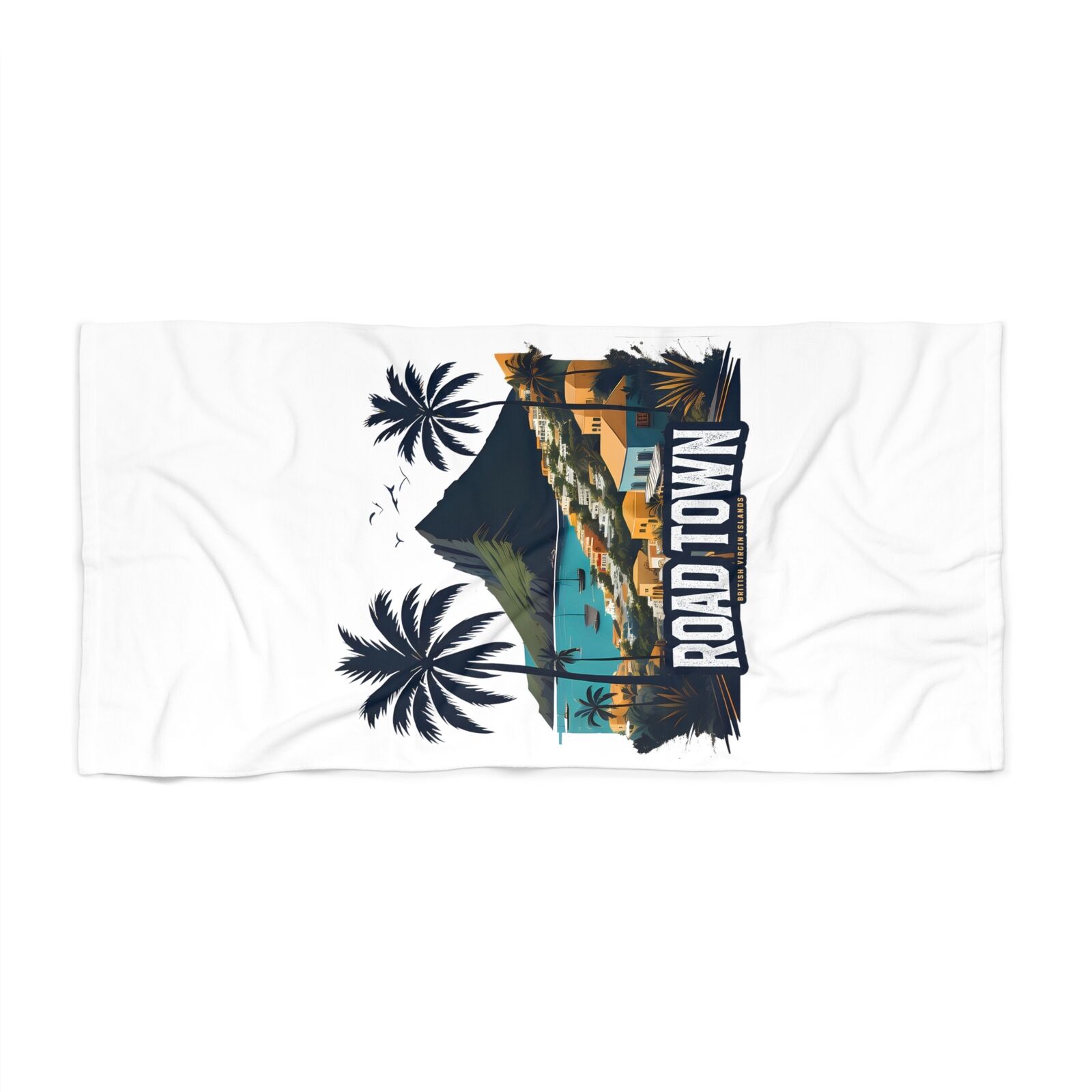 Road Town British Virgin Islands Beach Towel