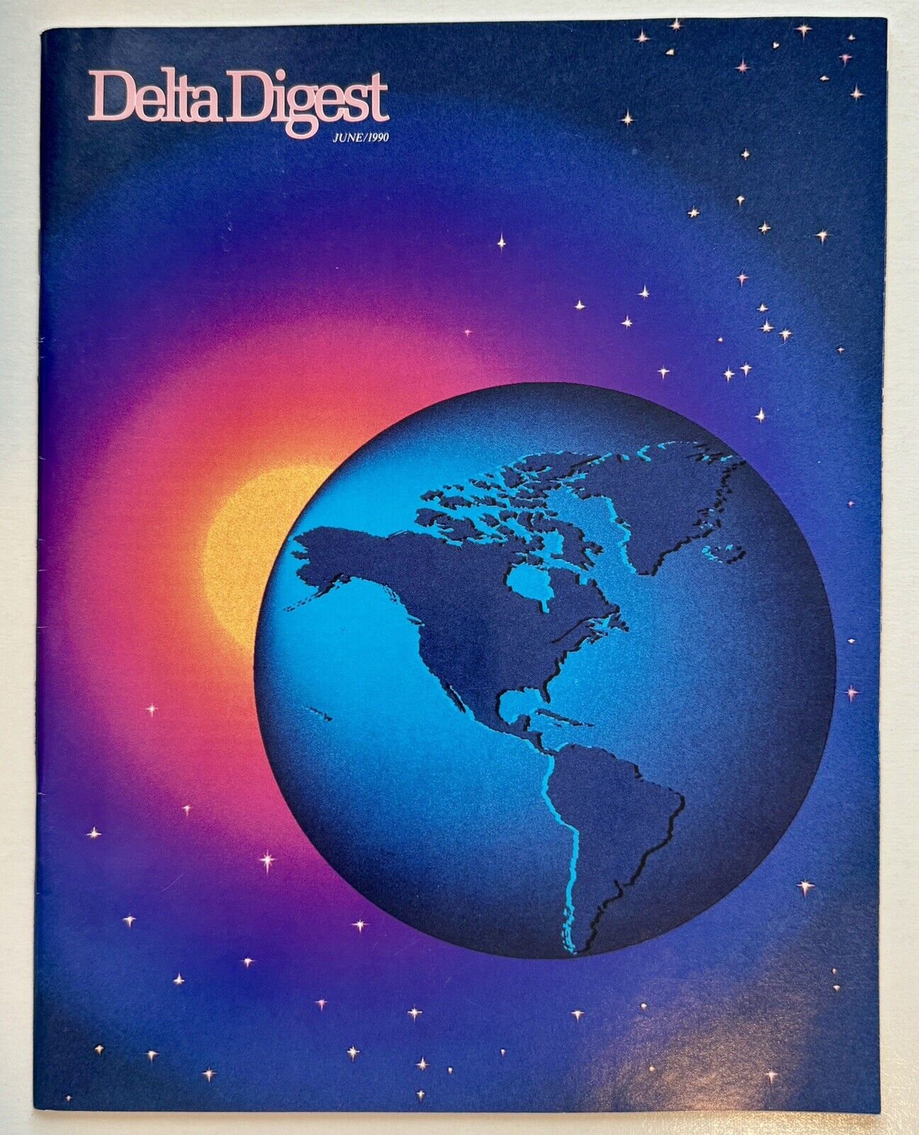 Delta Air Lines Delta Digest Magazine 1990 Airline Employee USSR Visit
