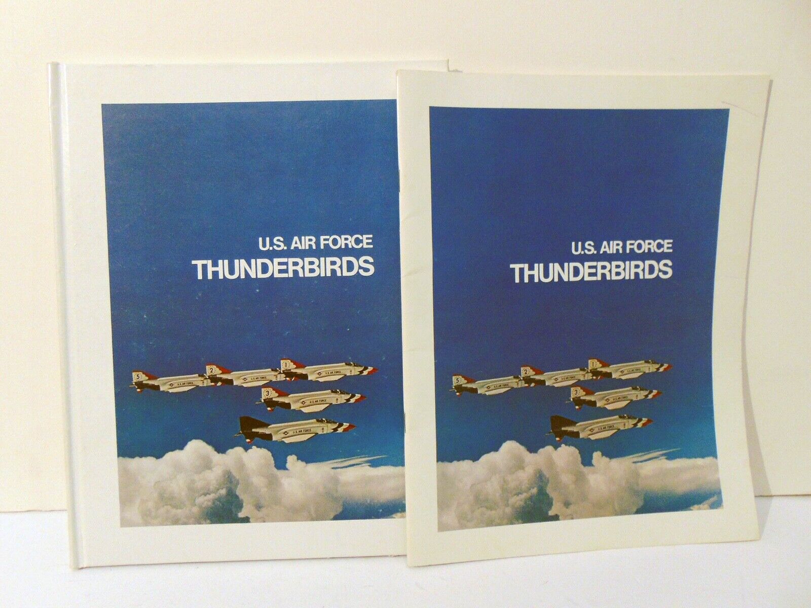 2 1969 USAF Thunderbirds Programs, 1 Hardbound For VIP's or Team Members? F-4