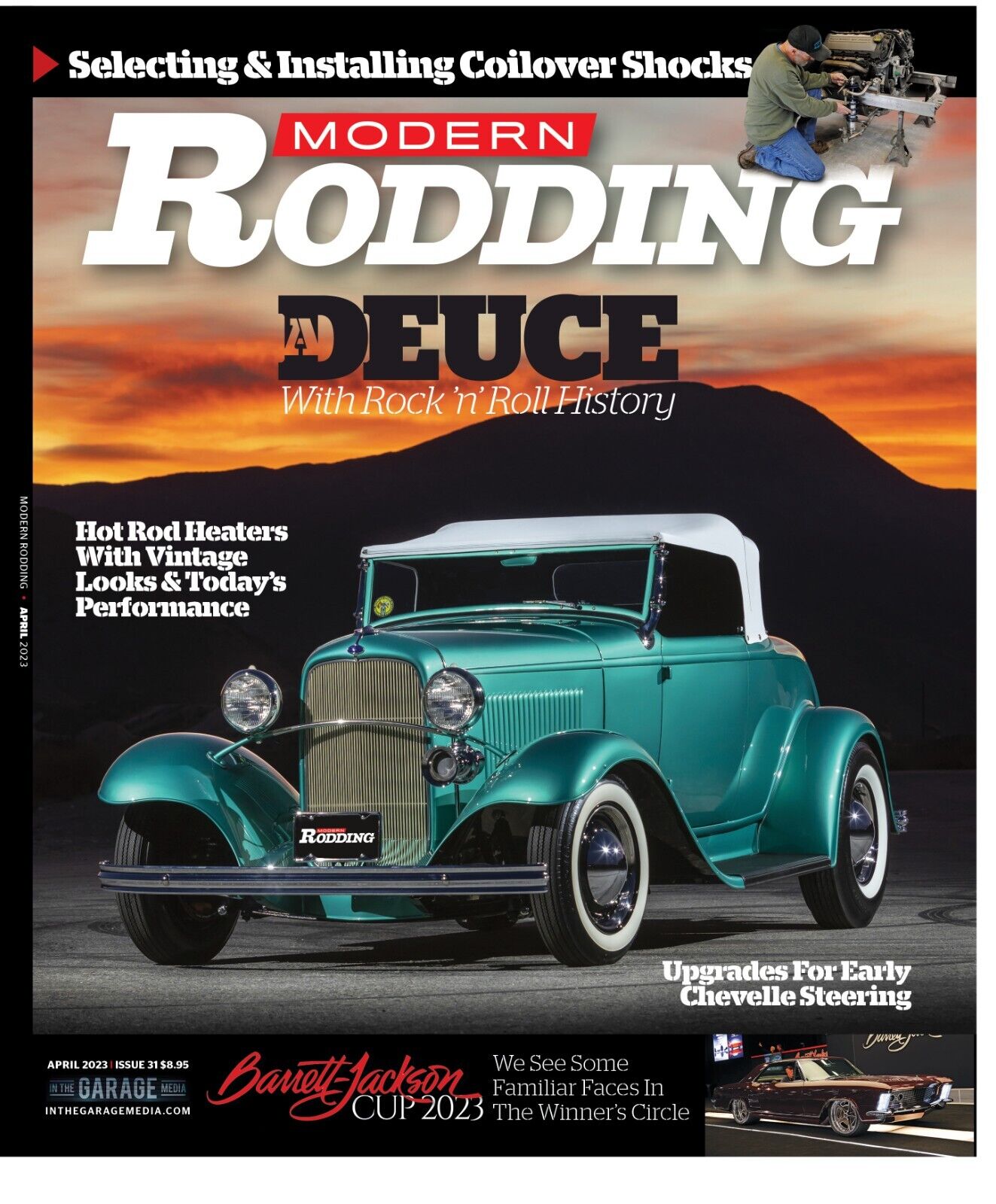 Modern Rodding Magazine Rock n\' Roll Deuce Issue #31 April 2023 - New