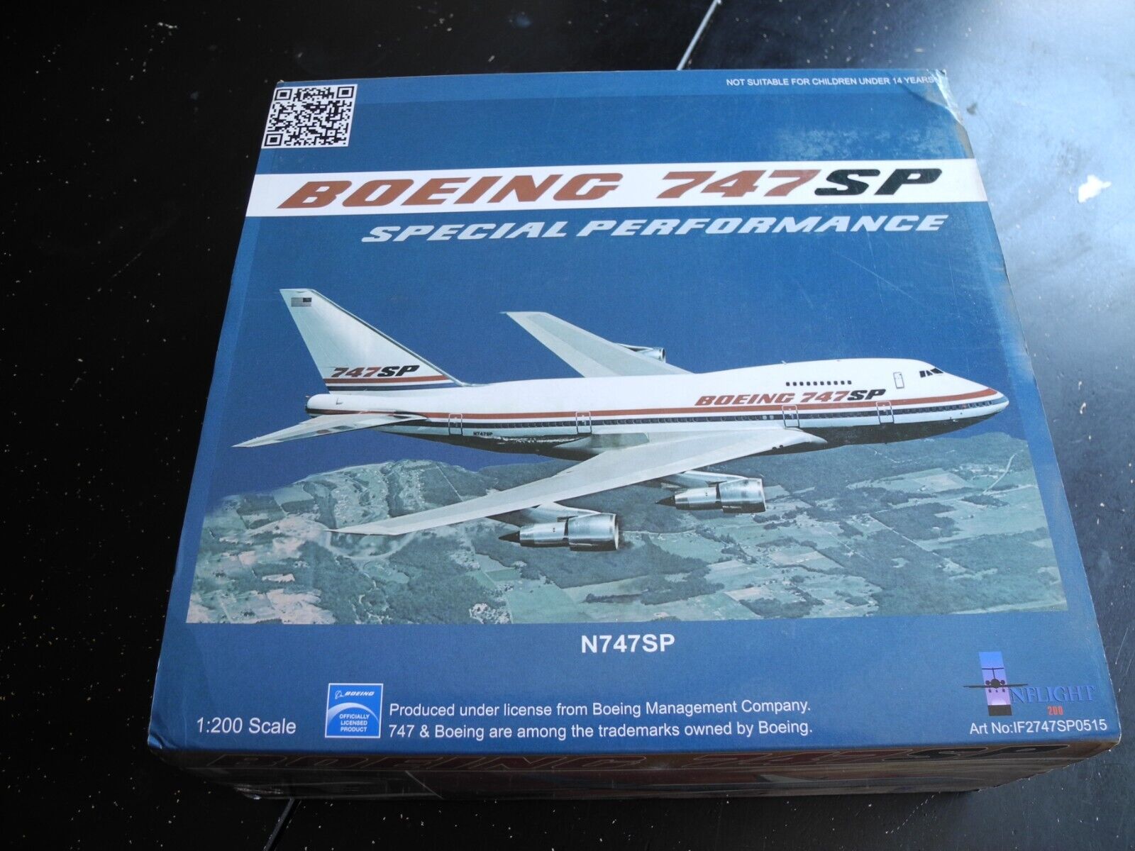 Extremely RARE Boeing 747 SP Factory Markings, 1:200, HTF, Perfect