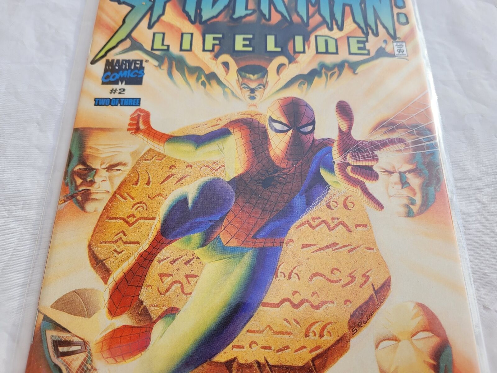 Comic Book Spider Man Lifeline Number 2 Two of Three Marvel