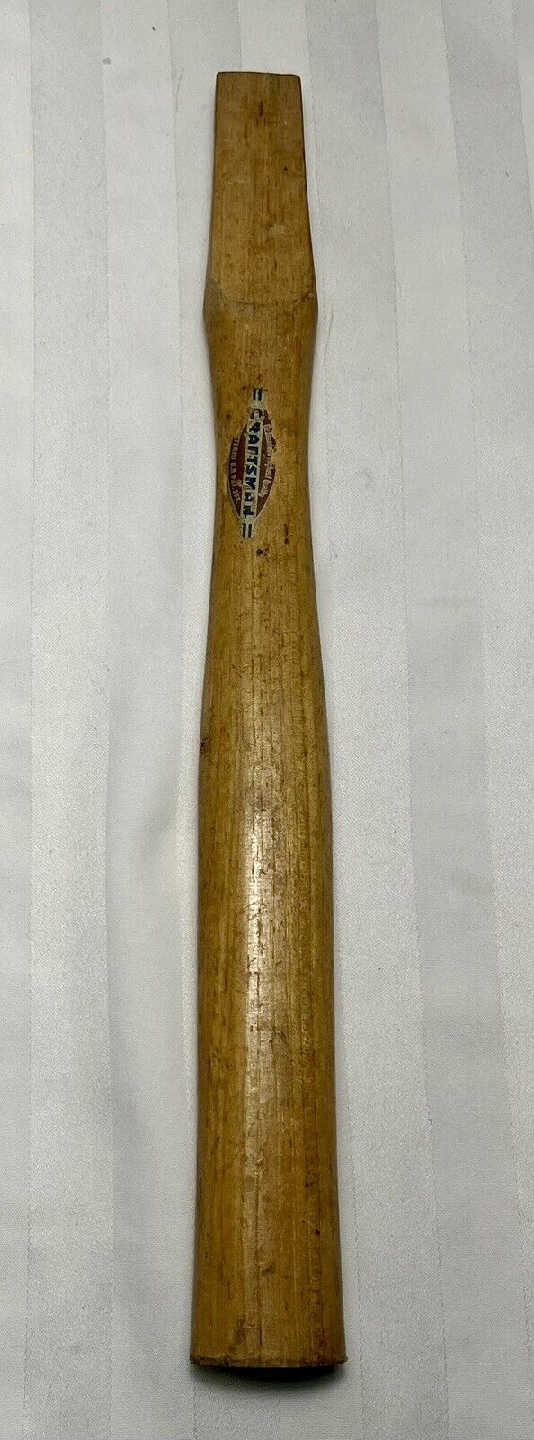 Vintage 1940s-50s Craftsman Wooden Hammer Handle 14”- New Old Stock