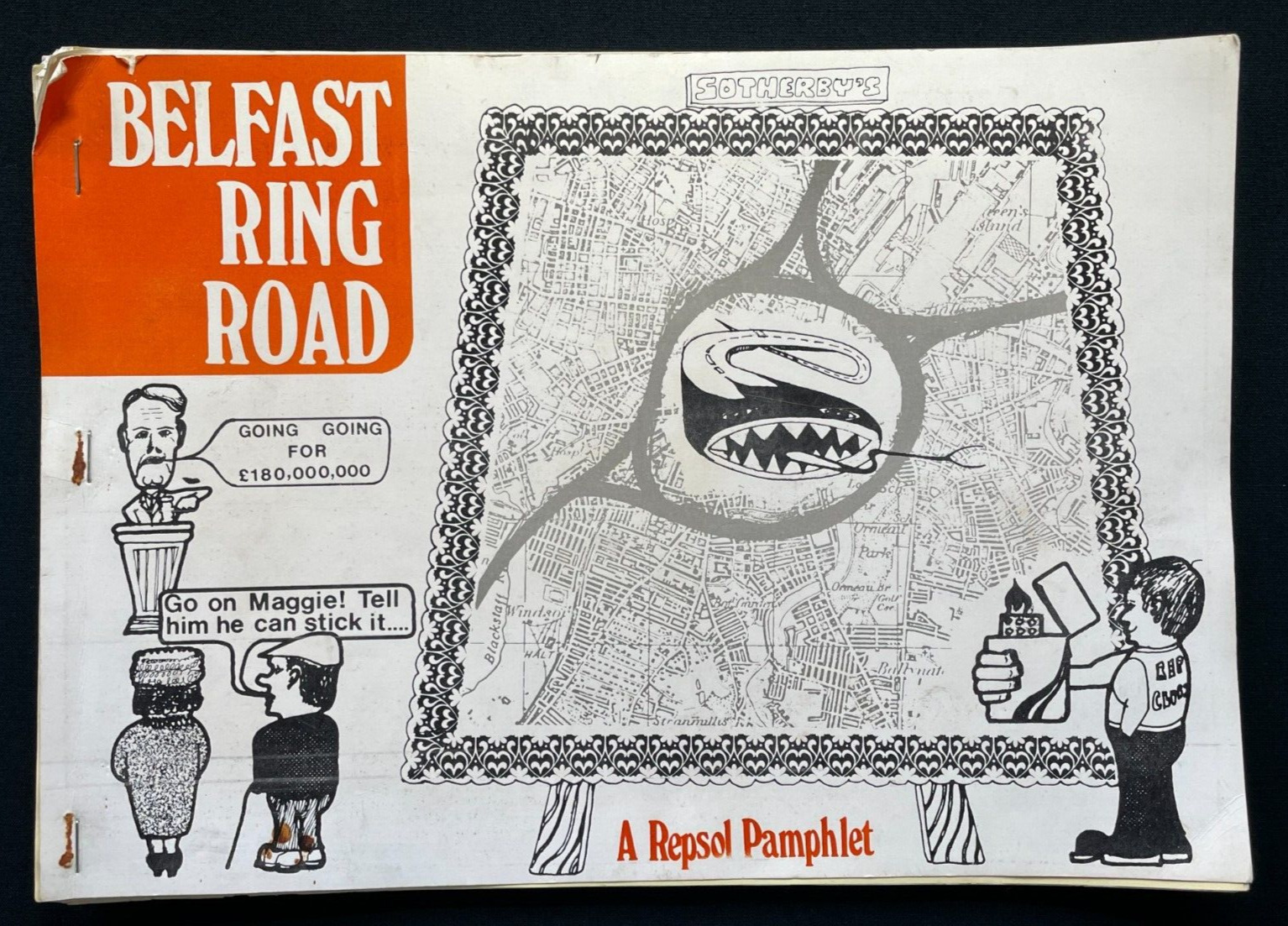 1973 Booklet, Belfast Ring Road, Repsol Pamphlet Republican Movement Publication