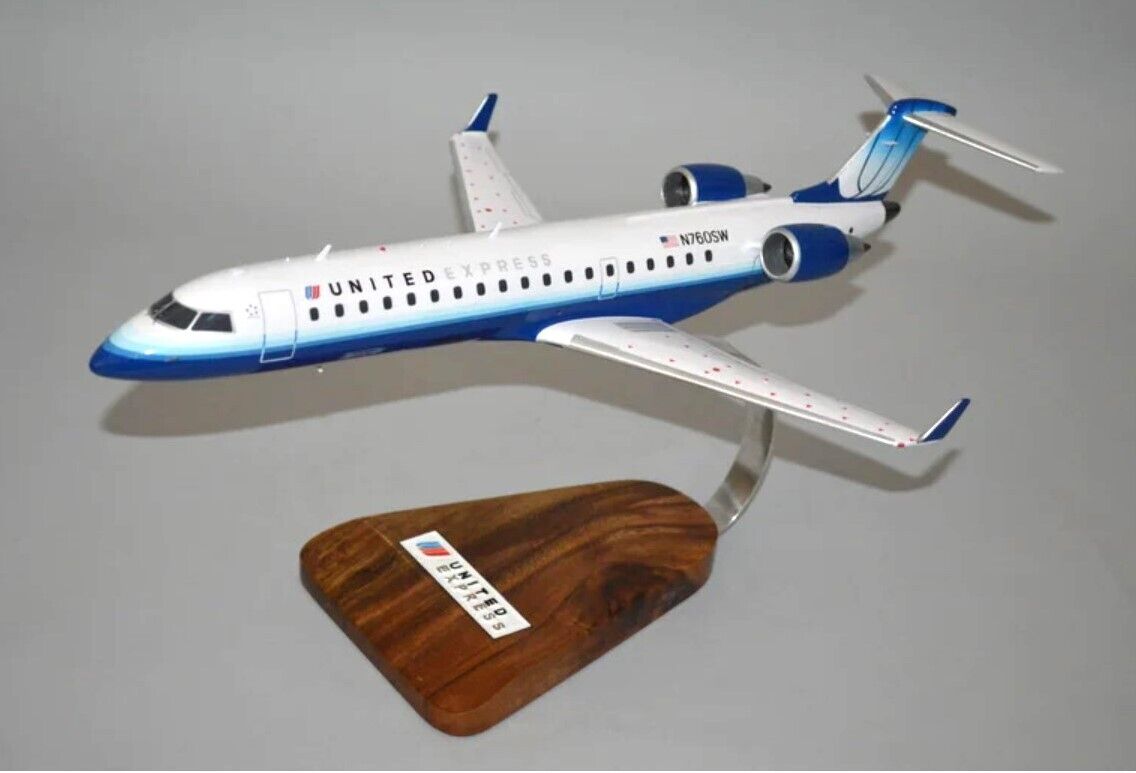United Express Bombardier CRJ-700 Blue Tulip Desk Top Jet Model 1/72 SC Airplane