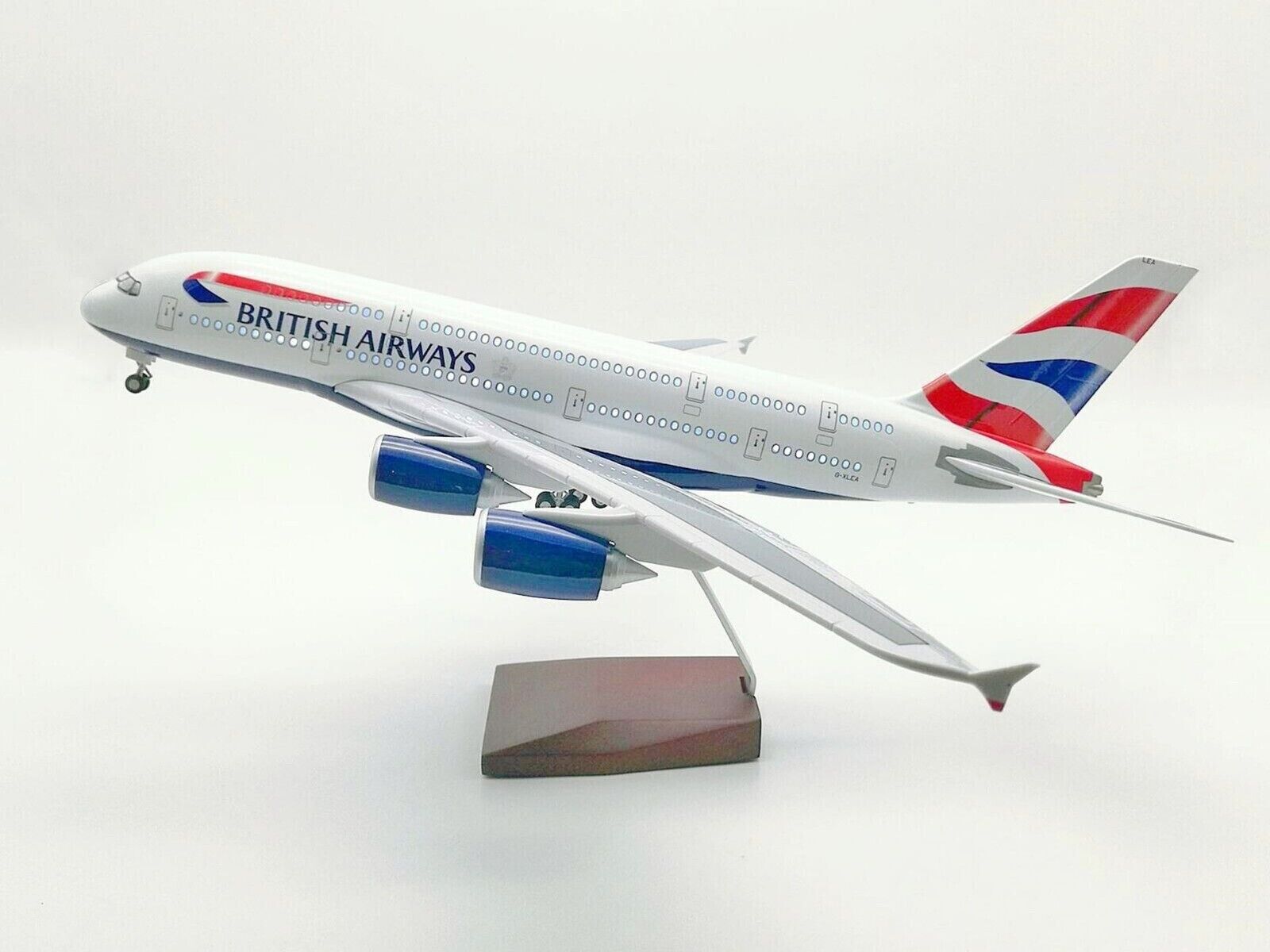 British Airways A380 Airplane Large Plane Model  LED Model Airplane 45Cm