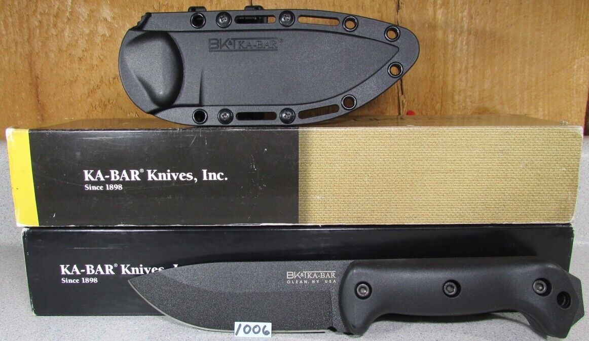 NIB USA Made KABAR KA-BAR BK2 Becker Campanion Knife w/ Sheath SHIPS FREE in USA