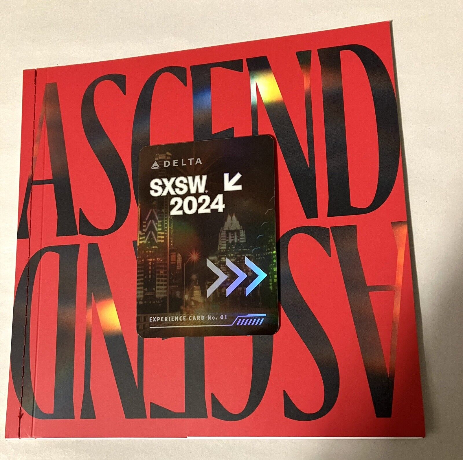 SXSW 2024 Exclusive Delta Airlines Hologram Trading Card & Event Guide