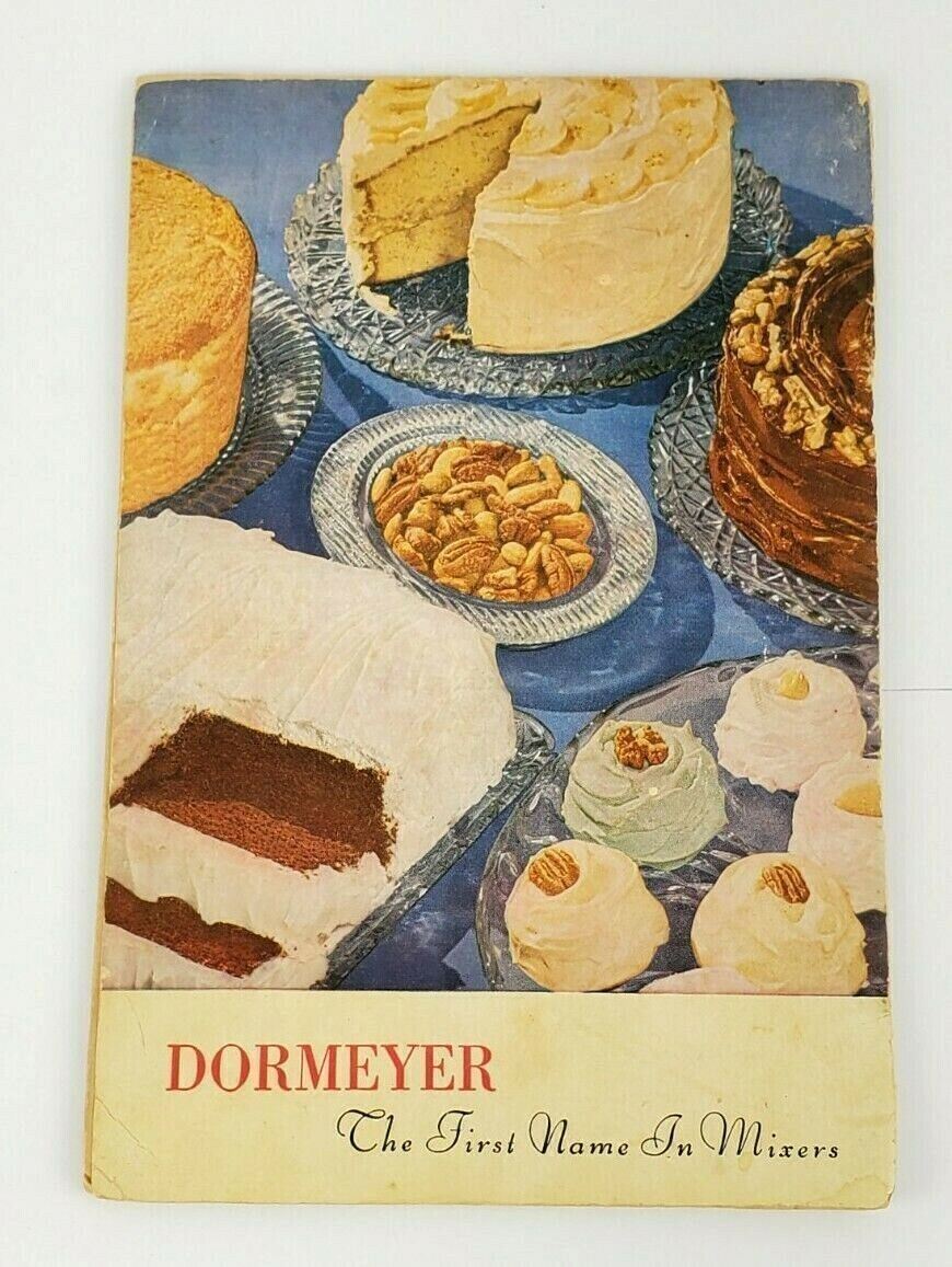 VTG Antique 1949 Dormeyer Electric Mix Treasures Baking Cookbook Pamphlet
