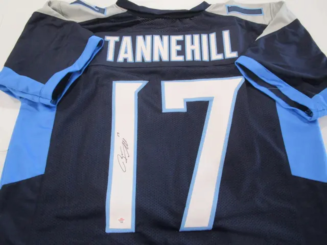 Ryan Tannehill of the Tennessee Titans signed autographed football jersey PAAS C