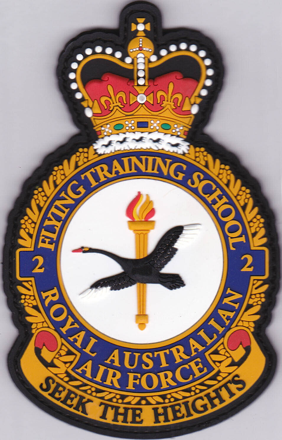 2 Flying Training School RAAF Crest *BRAND NEW* PVC Patch Australia