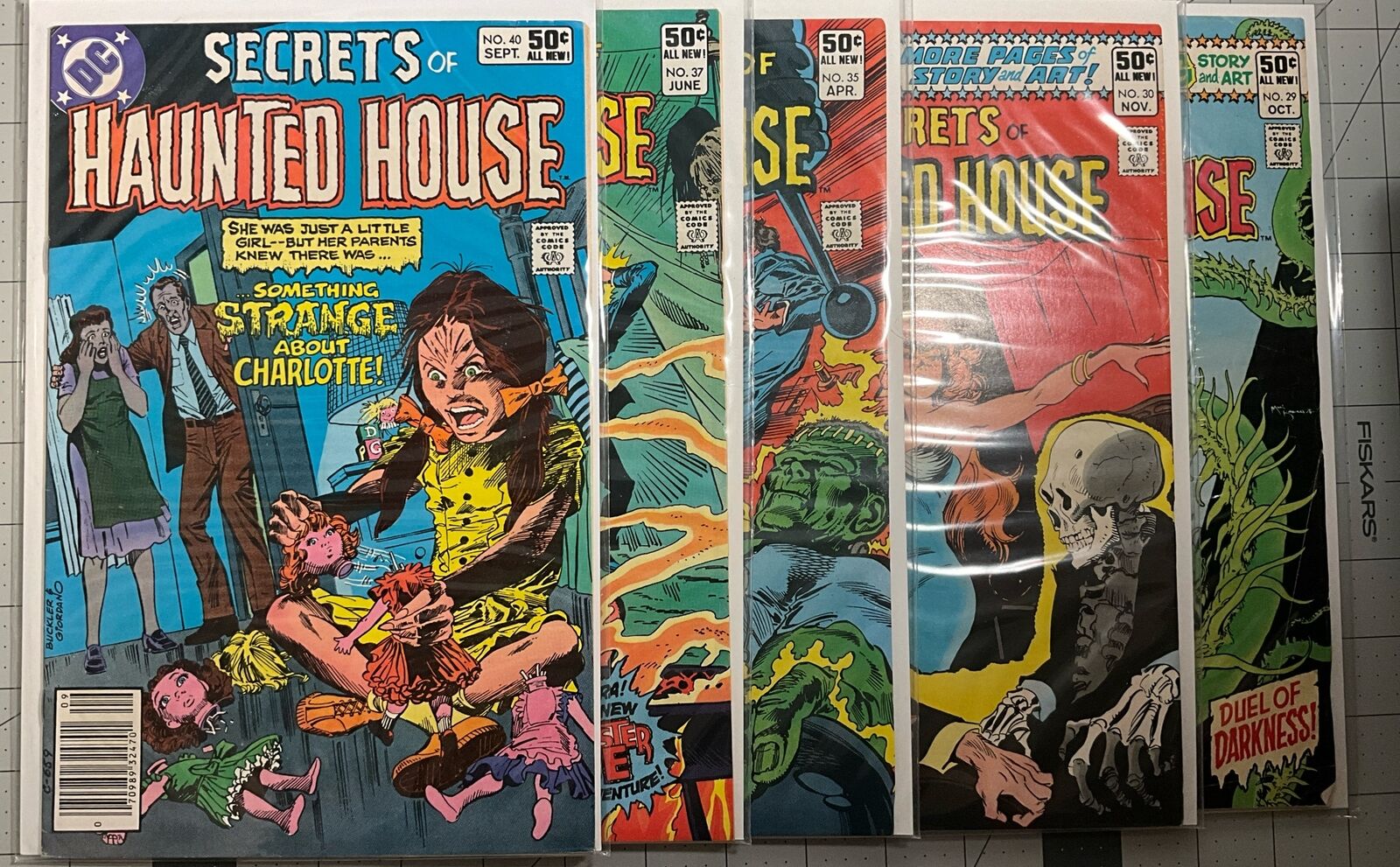 SECRETS OF HAUNTED HOUSE Horror Comic Book Lot  Mid -High Grade  29 30 35 37 40