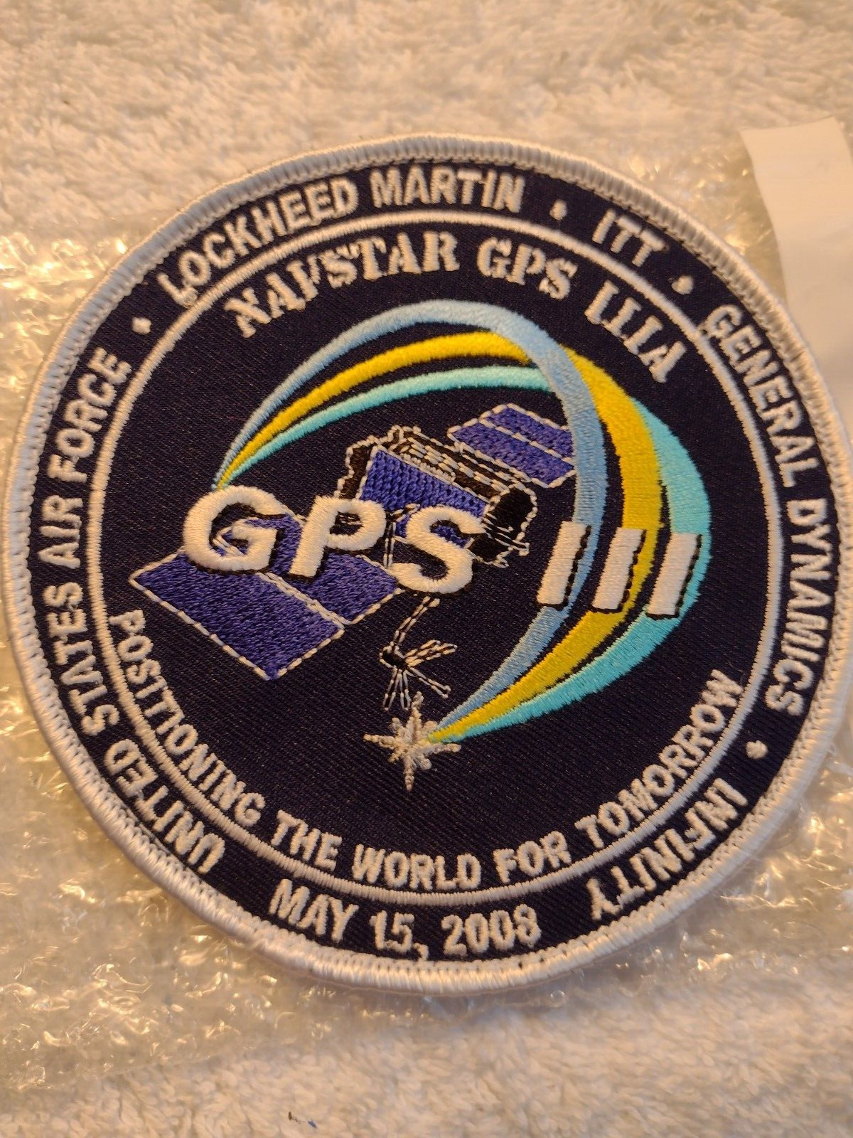 GPS IIIA 2008 USAF NAVISTAR GENERAL DYNAMICS LOCKHEED MARTIN  Patch