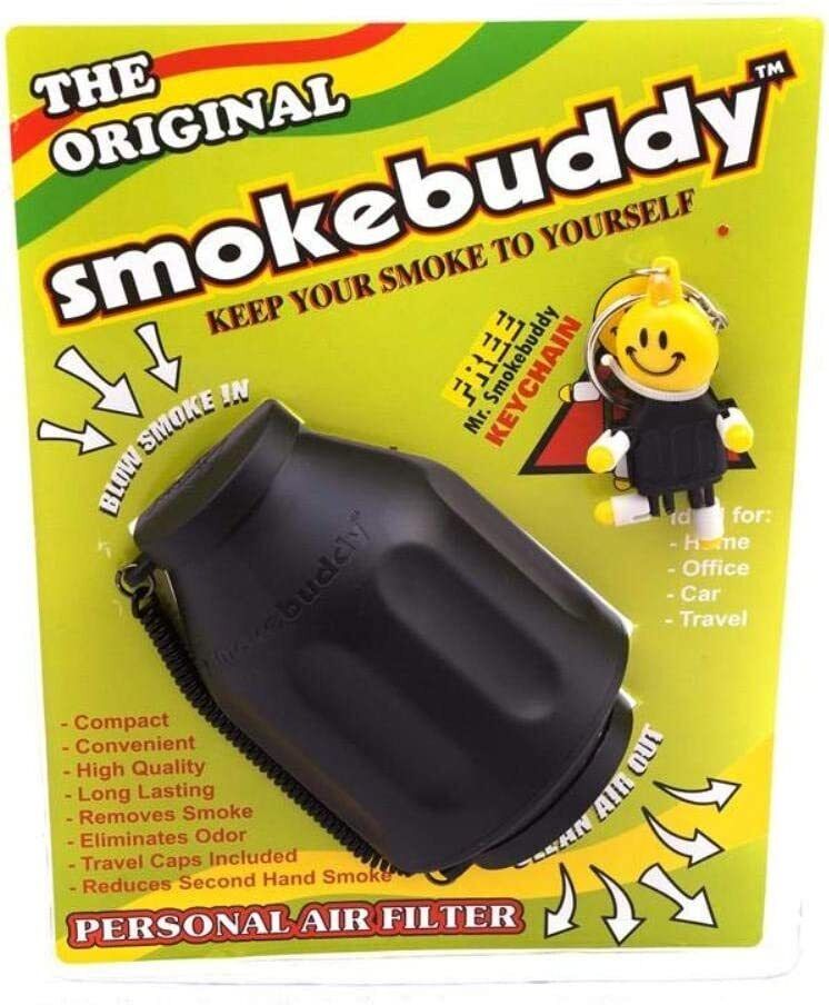 SmokeBuddy | The Original | New | Personal Air Filter w KeyChain | All Colors