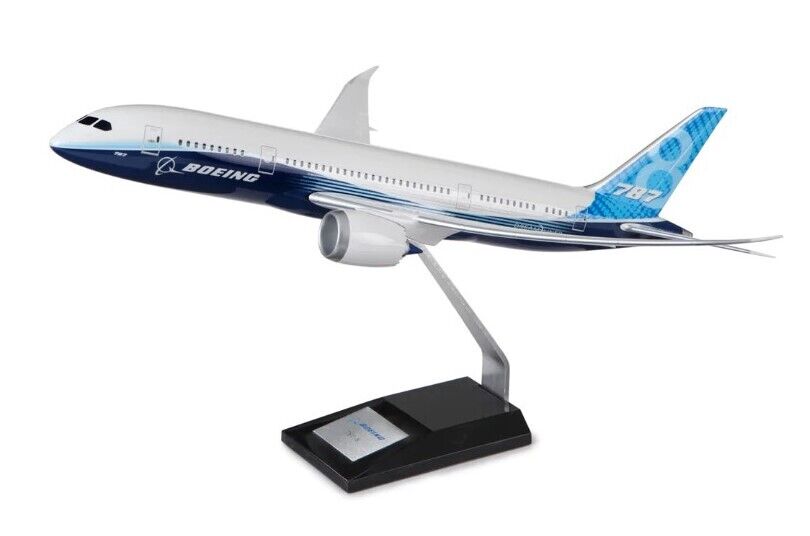 PacMin Boeing 787-800 Factory House Color Desk Top Display 1/144 Model Airplane