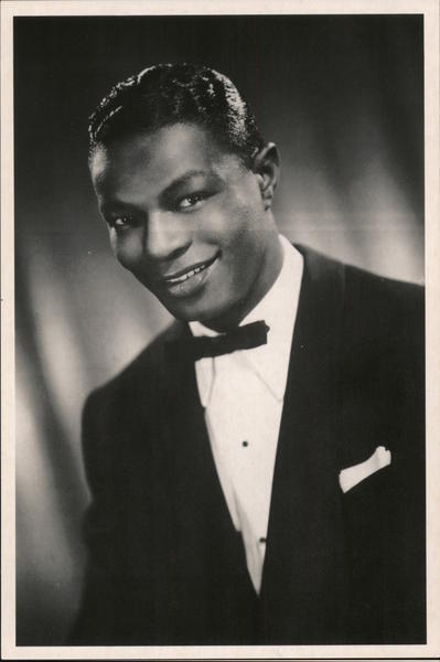 Music/Performer Nat King Cole,1955 The American Postcard Co. Inc. Vintage