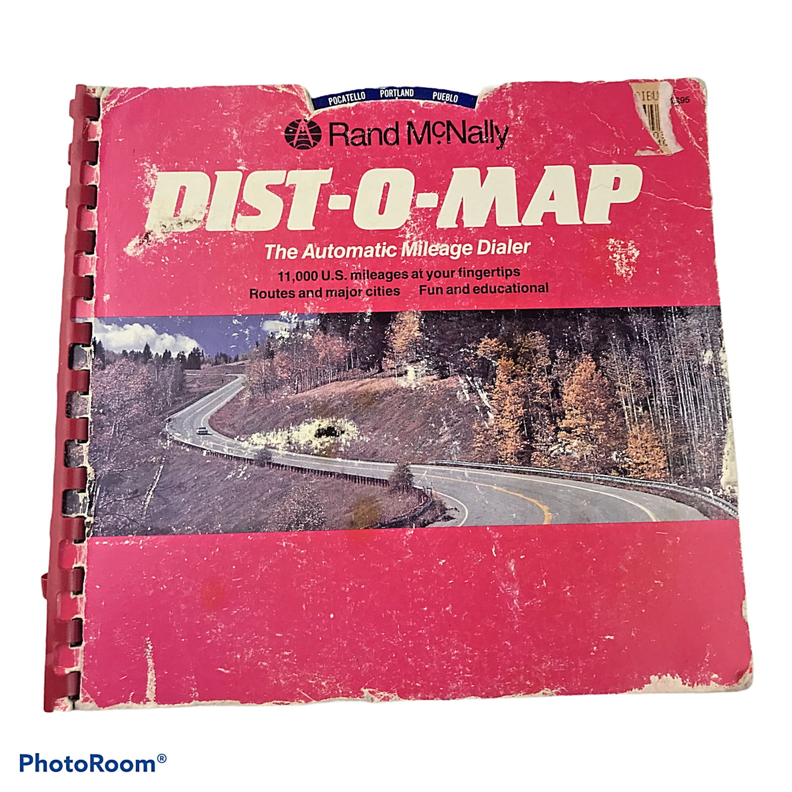 Vintage Rand McNally Dist-o-map The Mileage Dialer