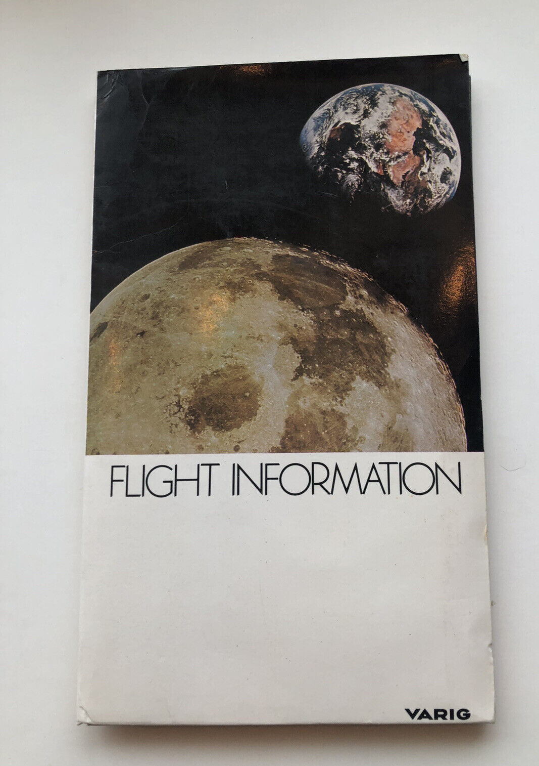 1960’s VARIG Airlines Flight Information Folder Route Map Passerola Stationary