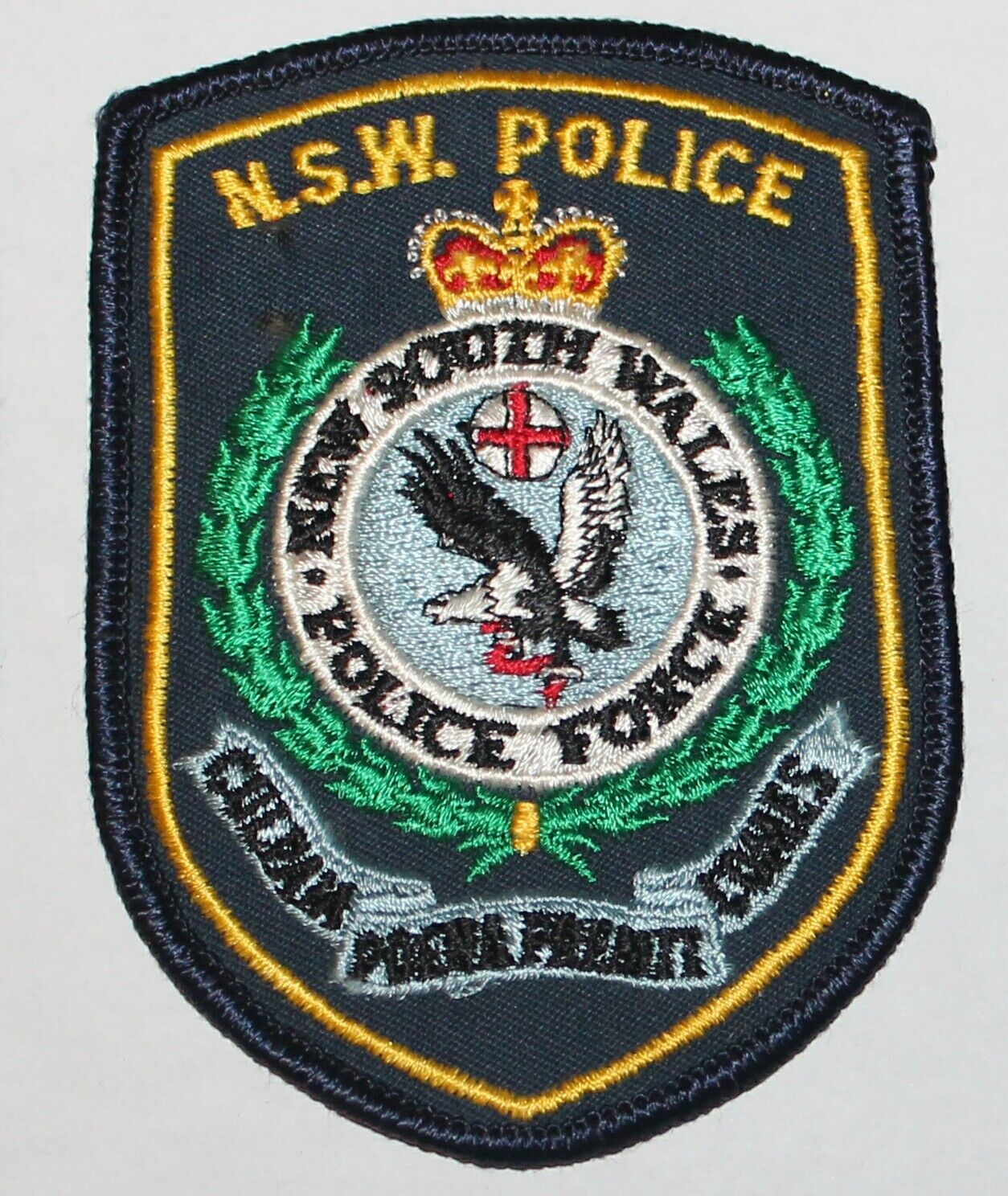 Old AUSTRALIAN POLICE FORCE AU PD Used Worn patch #80