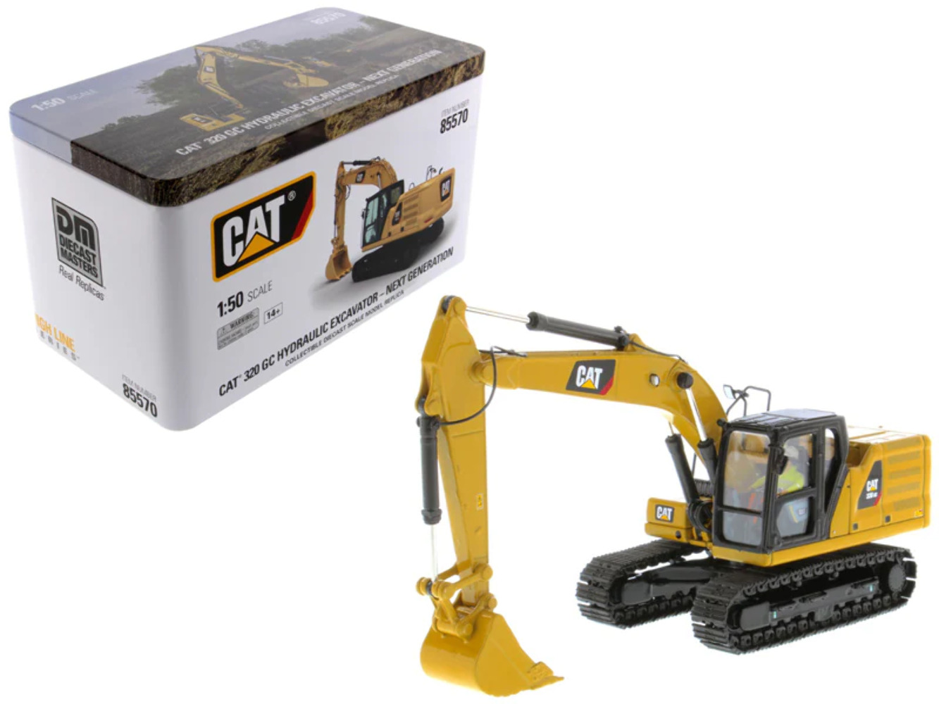 CAT 320 GC Excavator Next Generation 1/50 Diecast Model