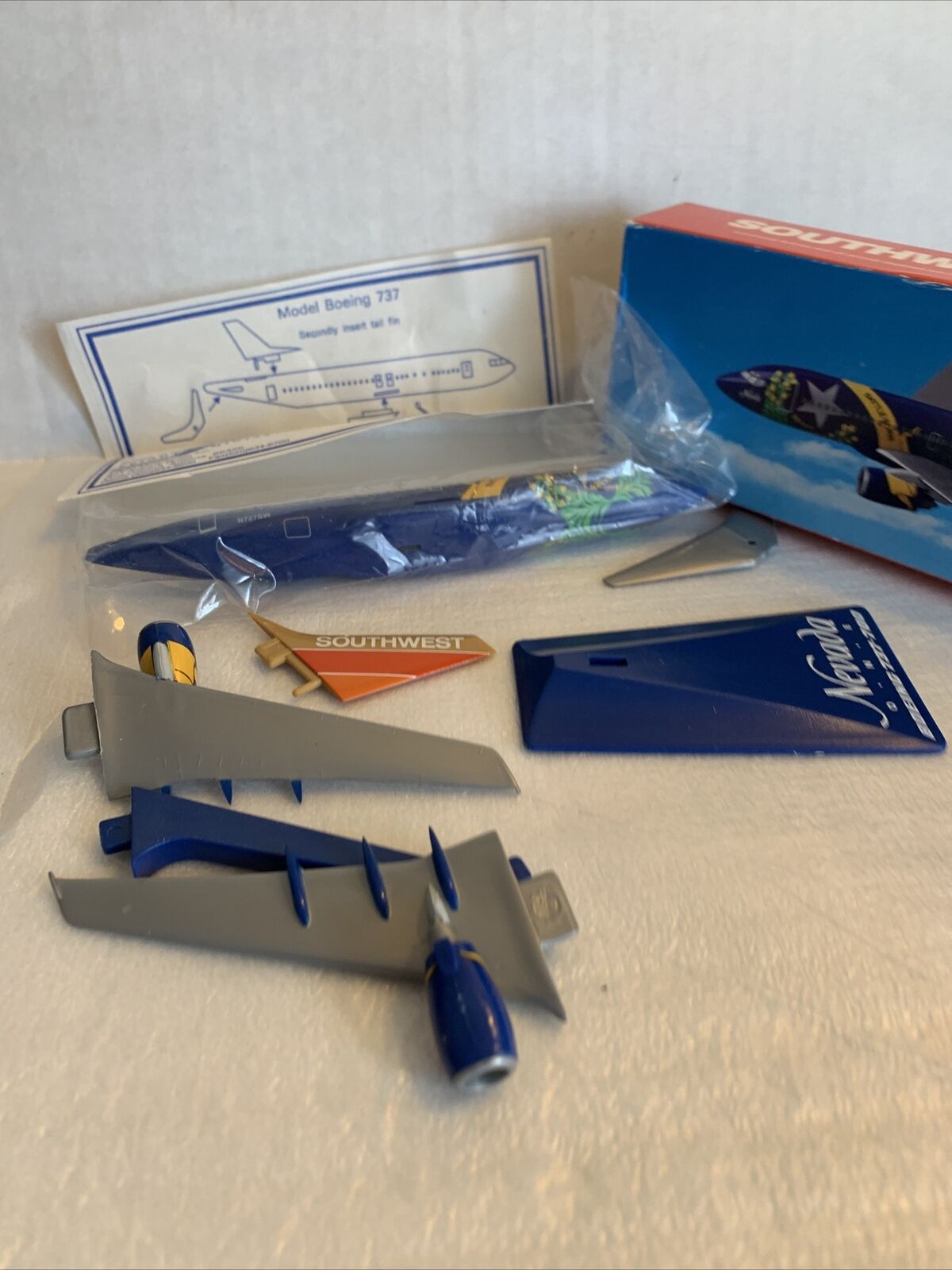 Flight Miniatures Southwest Boeing 737-700 Nevada Plastic Airplane W Stand