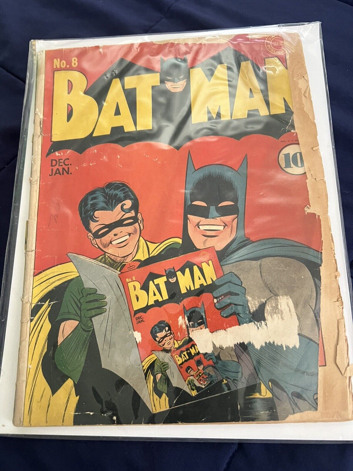 Batman #8 (DC, 1942)  Infinity Cover ,Cream to off-white pages