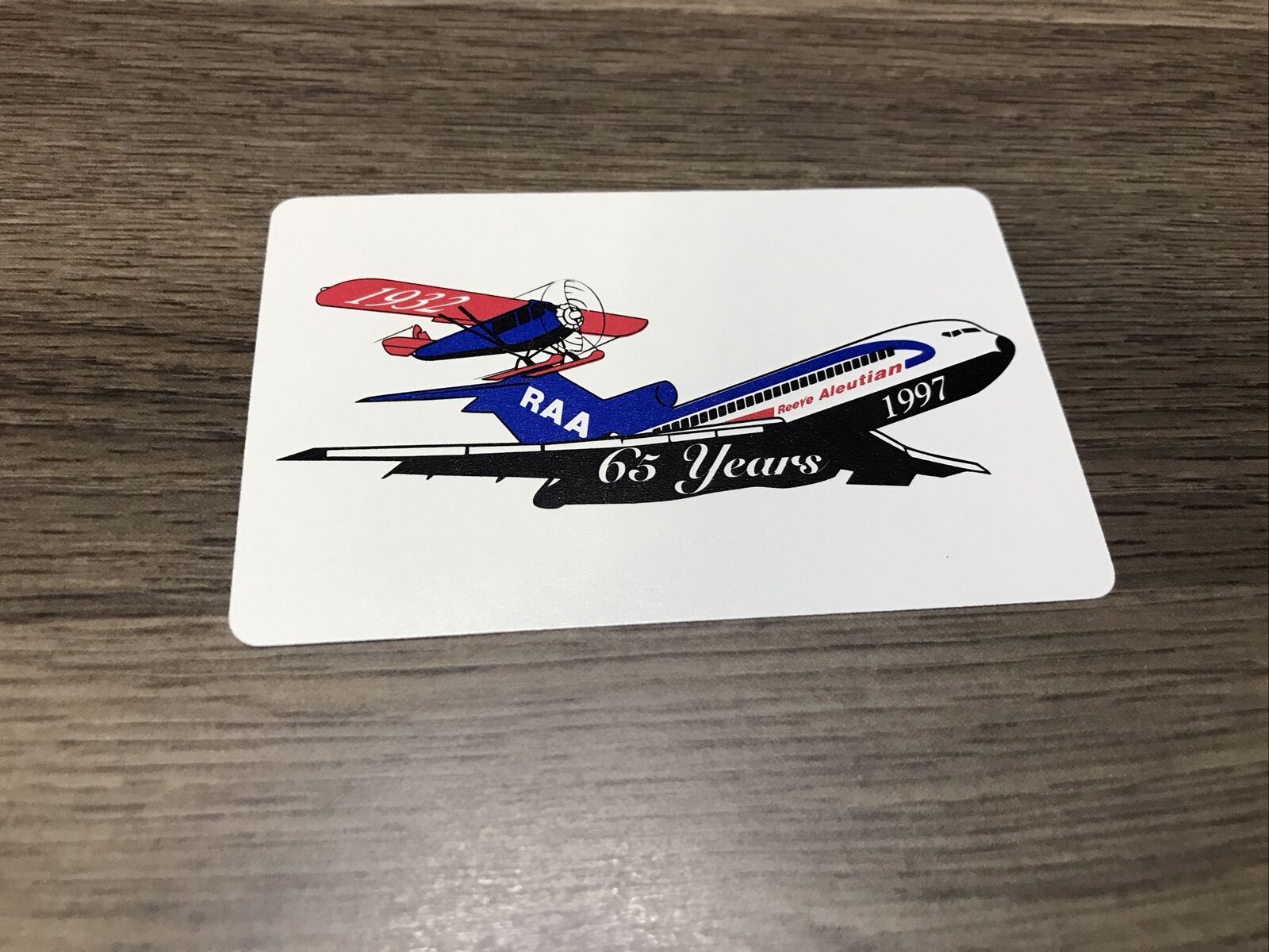Reeve Aleutian Airways Single Playing Card
