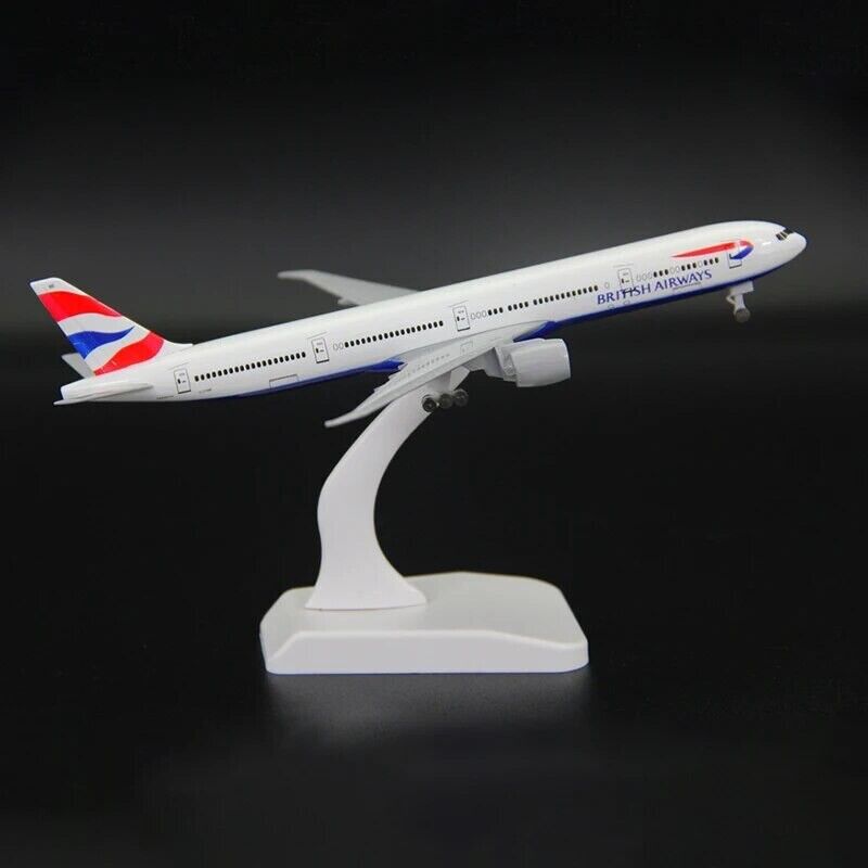 1/400 Scale Airplane Model - British Airways Boeing B777-300 With Wheels Model