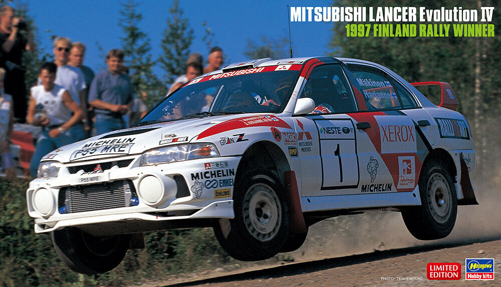 Hasegawa 1/24 Mitsubishi Lancer Evolution IV 1997 Finland Rally Winner