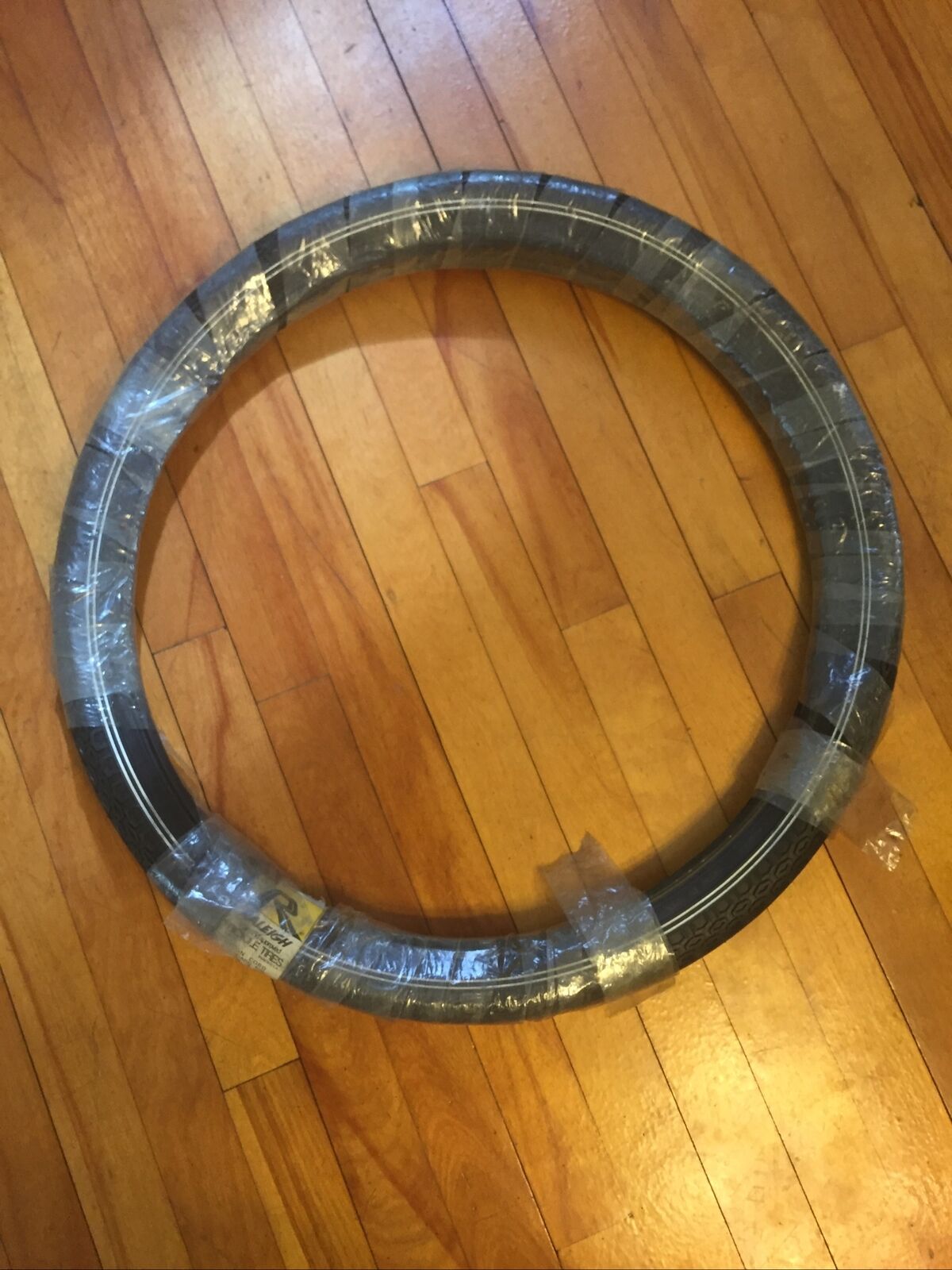 Pair Of Raleigh Gold Dot 24”x1.75” NOS Bicycle Tires - White Stripe