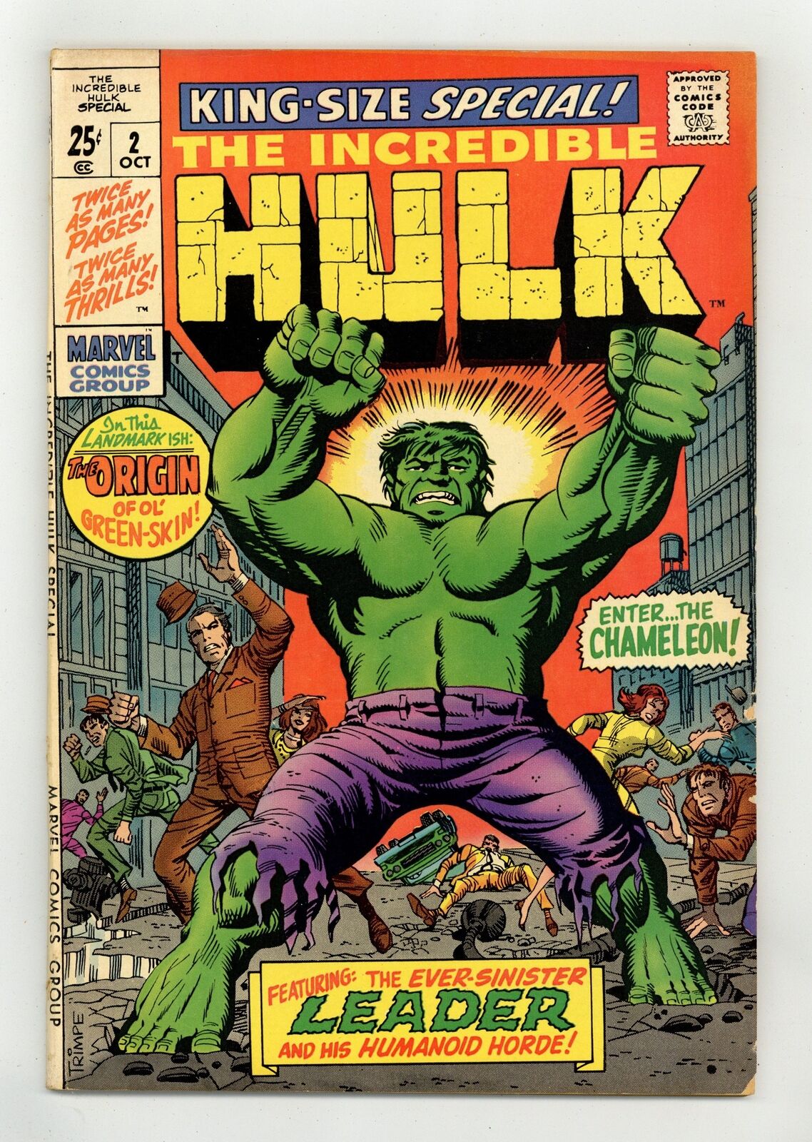 Incredible Hulk Annual #2 VG+ 4.5 1969