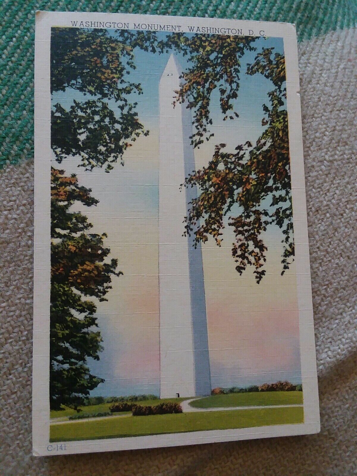 Fredericksburg Virginia Mary Washington Monument Vintage Postcard JE228304