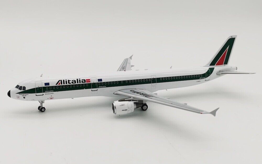 JFox JF-A321-026 Alitalia Airbus A321-112 I-BIXL Diecast 1/200 Model Airplane