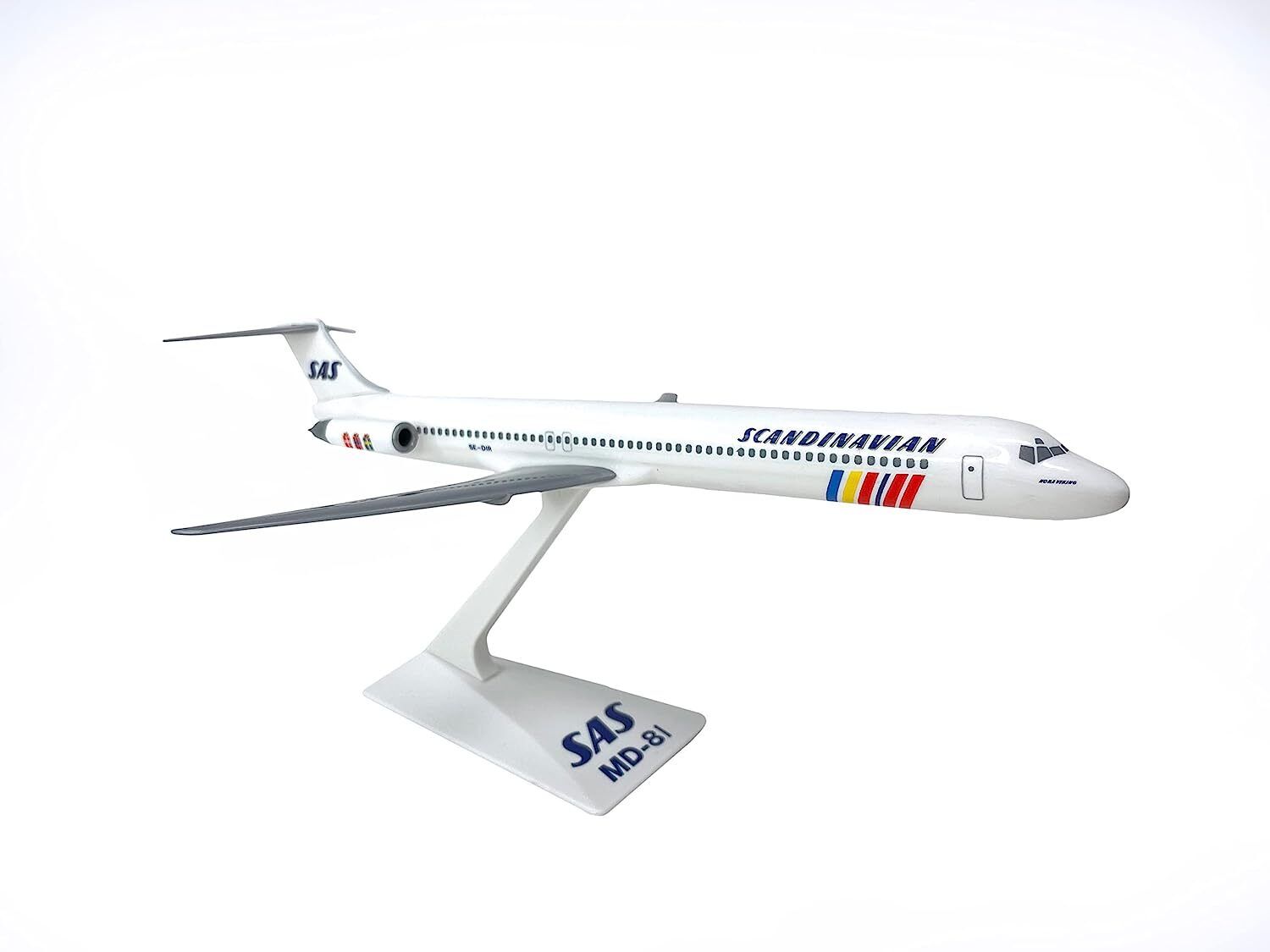 Flight Miniatures Scandinavian SAS MD-80 Desk Top Display Model 1/200 Airplane
