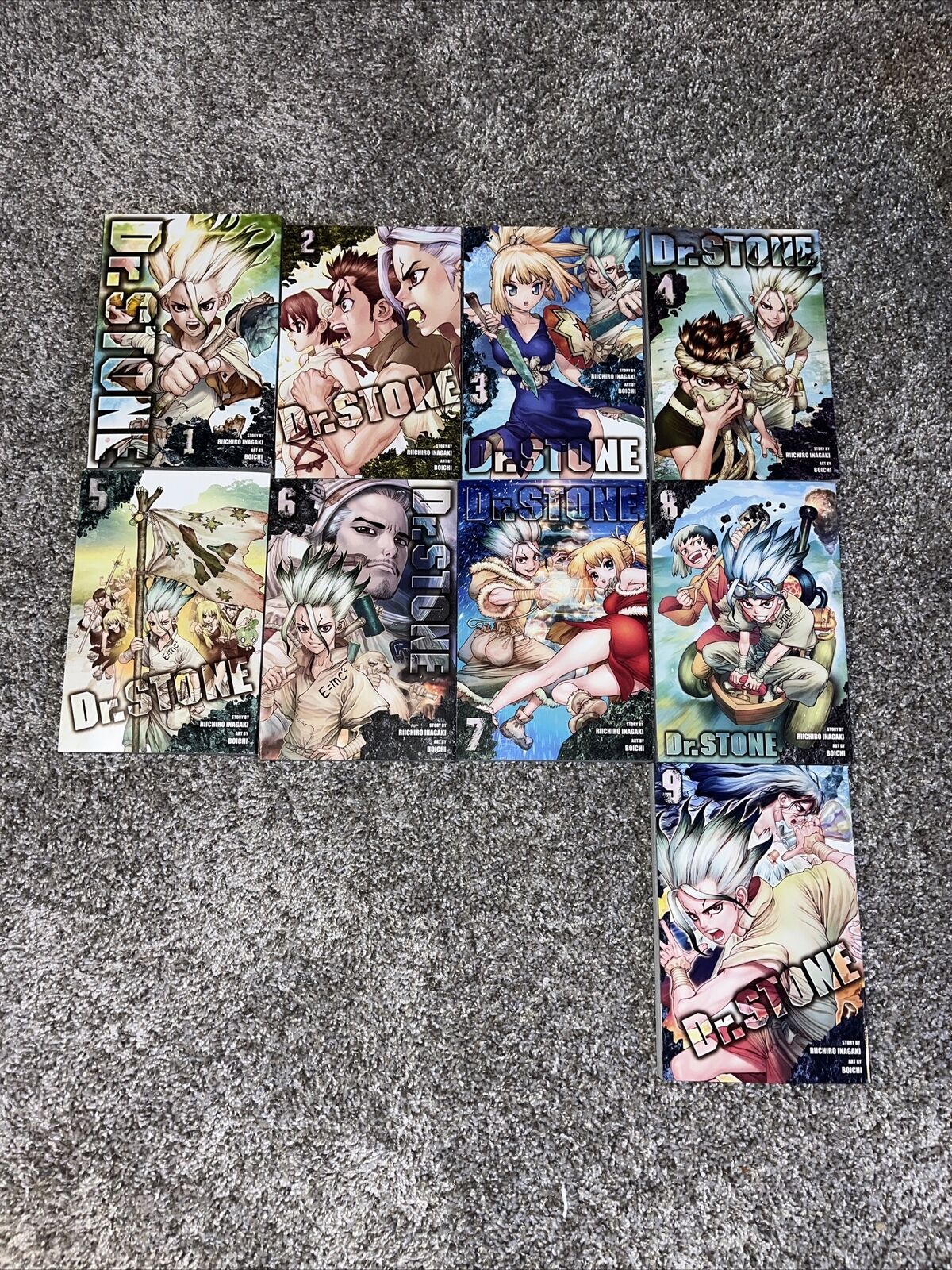 dr stone manga english 1-9