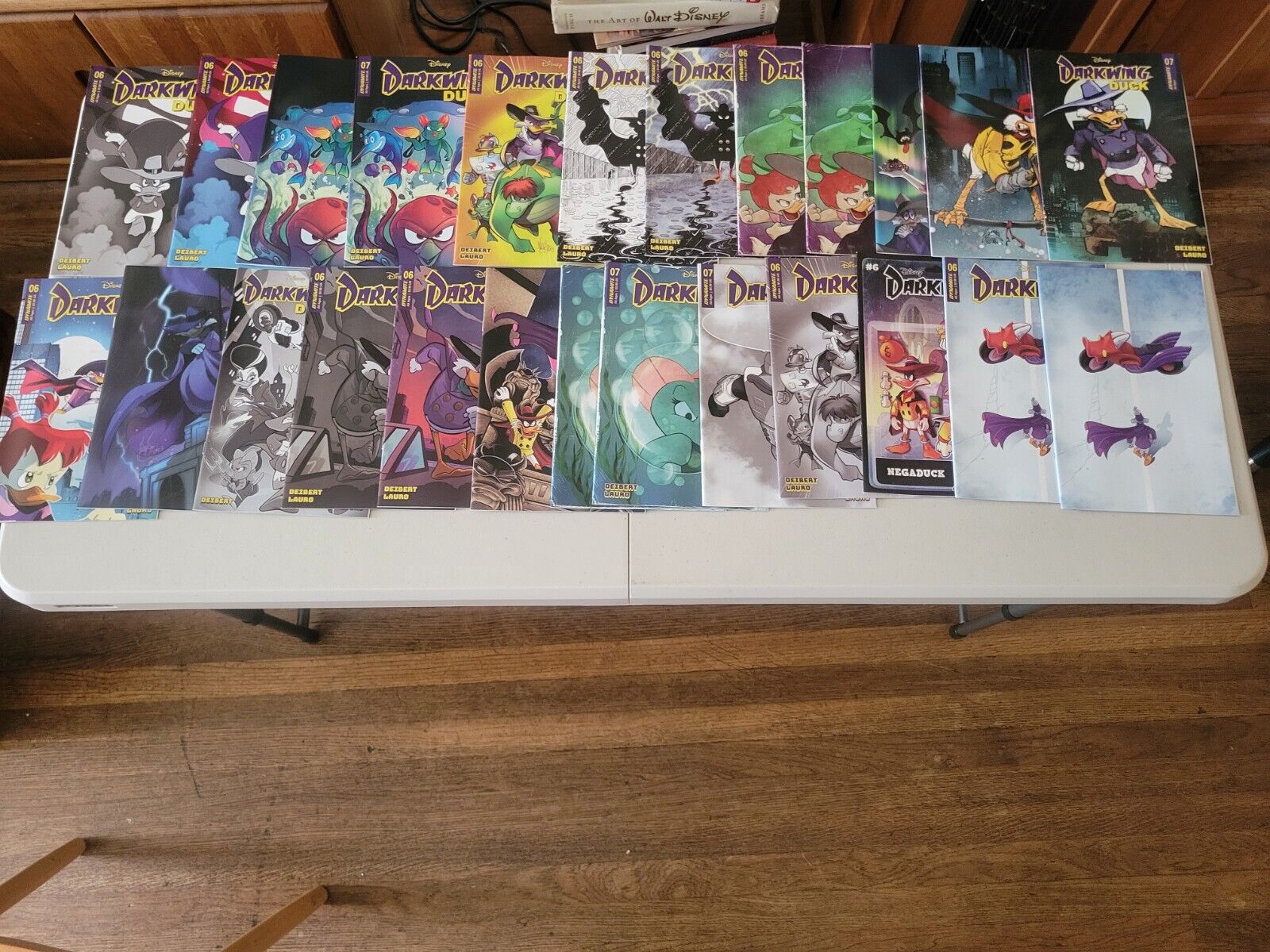 Bundle Lot Of 25 Dynamite Darkwing Duck Comics #6 & 7( Some Textless Covers)