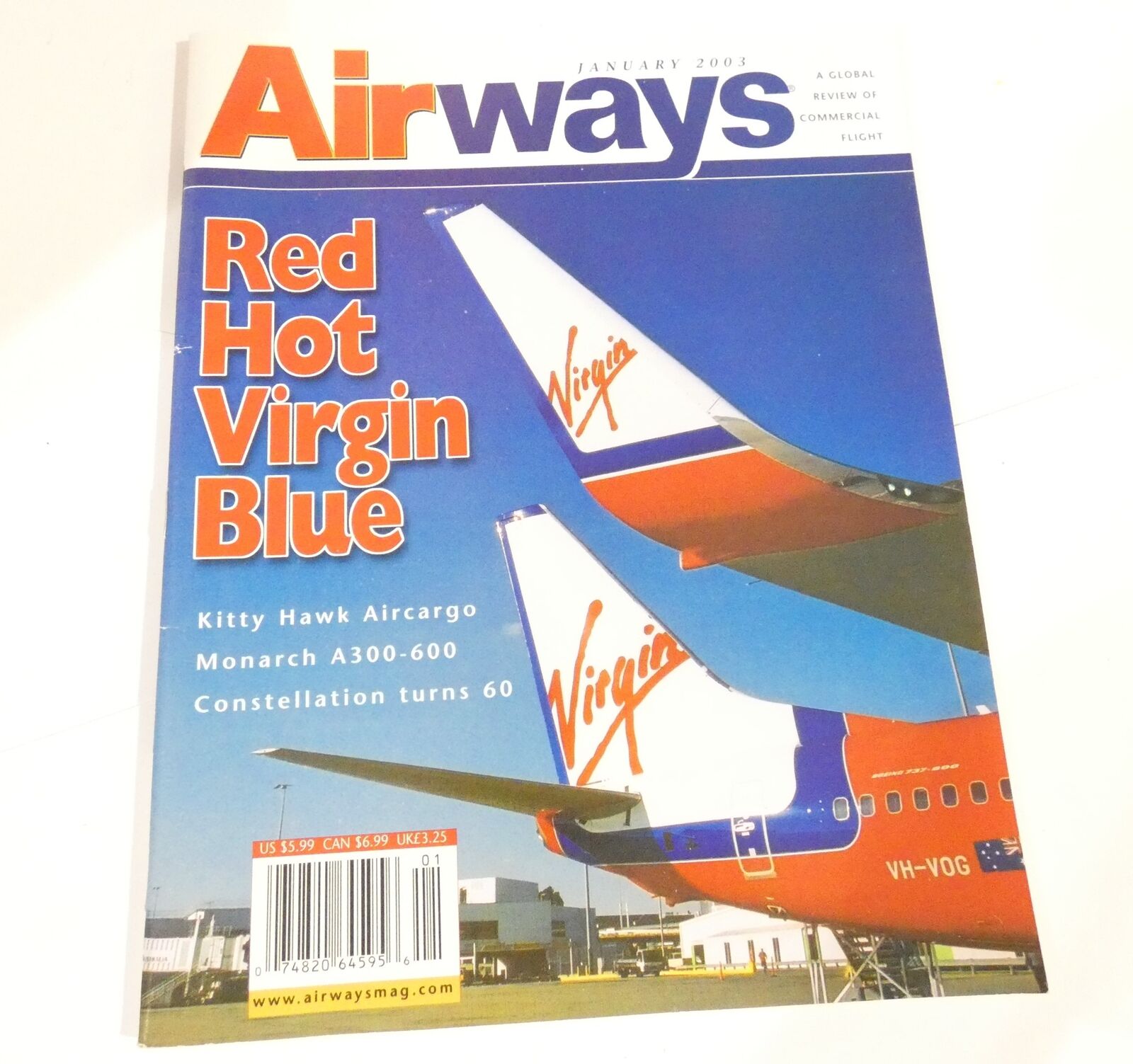 AIRWAYS MAGAZINE JANUARY 2003 A GLOBAL REVIEW OF COMMERCIAL FLIGHT