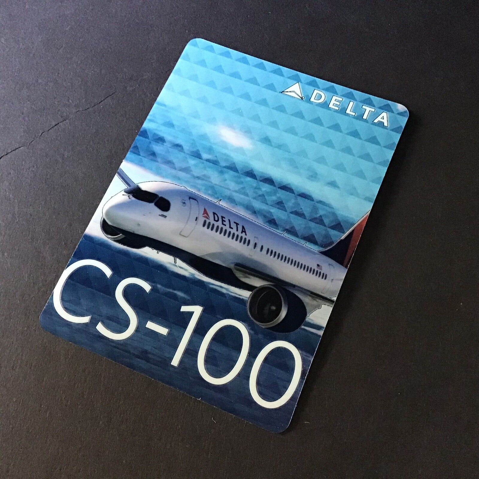 2016 Delta Air Lines Bombardier CS-100 Aircraft Pilot Trading Card #51