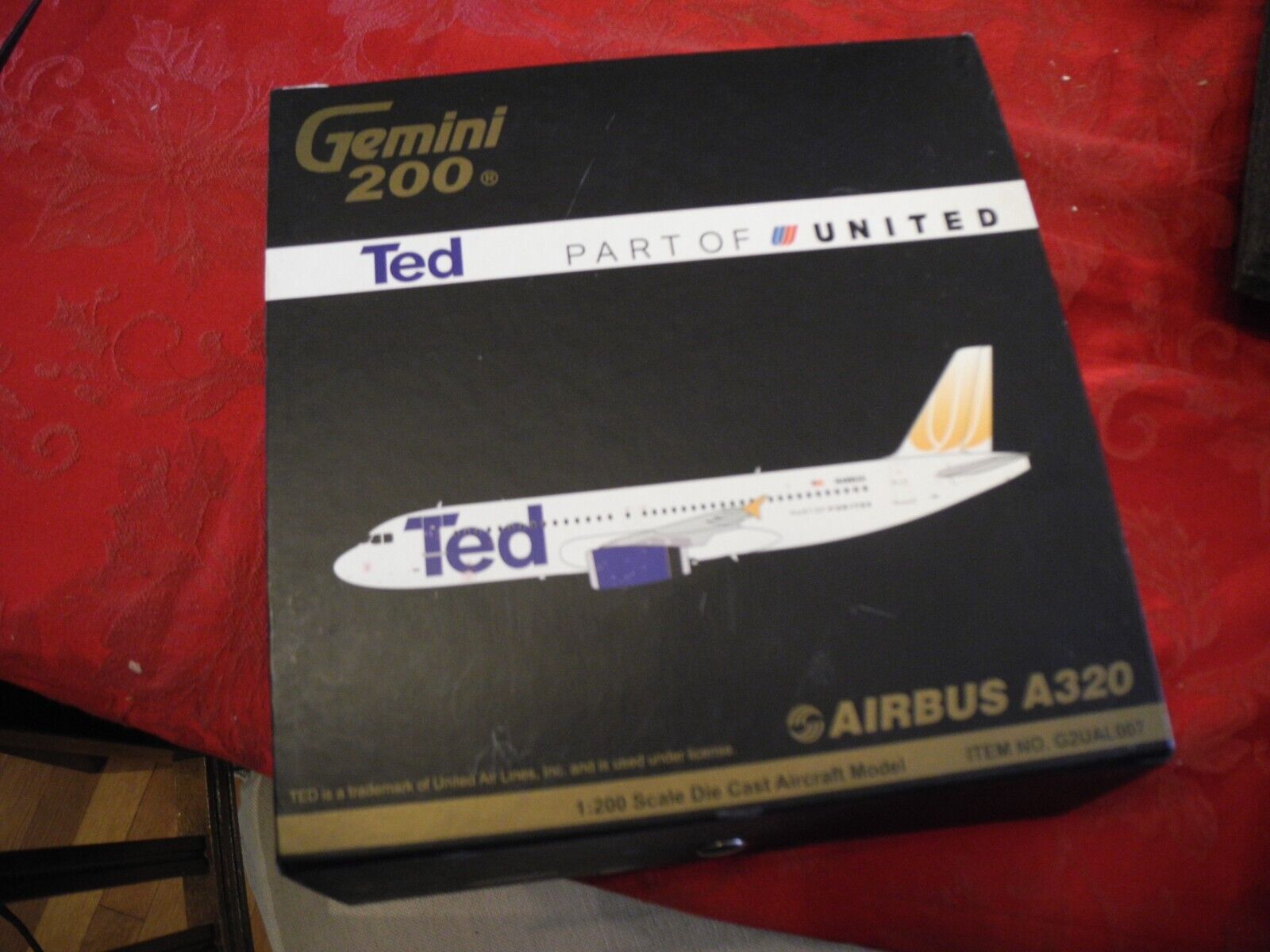 SUPER RARE Gemini 200 Airbus A320 TED, 1:200, Hard to Find, New in Box