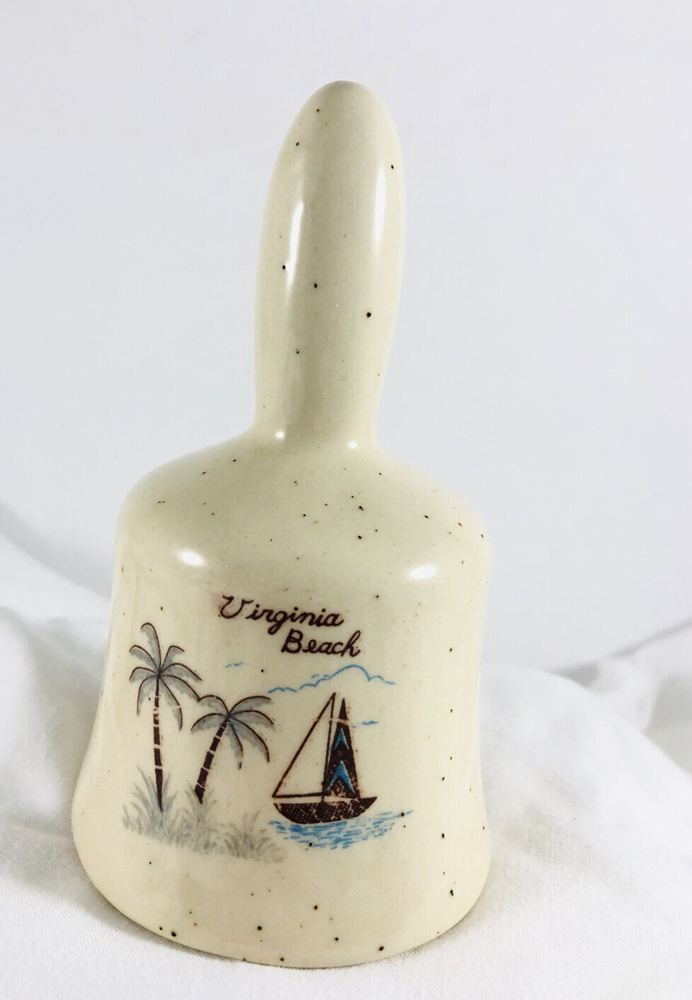 Vintage Virginia Beach Sail boat  Souvenir Bell