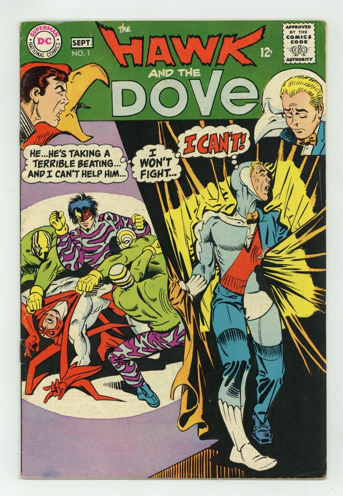 Hawk and Dove #1 FN 6.0 1968