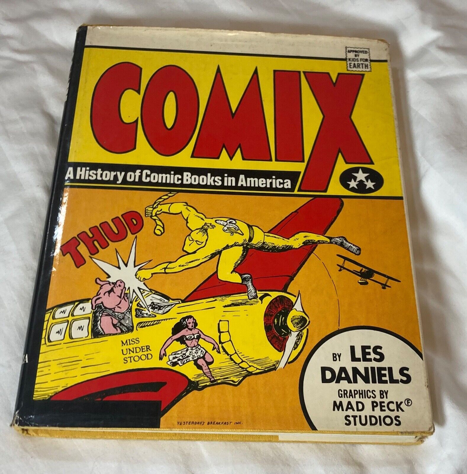 Comix: A History of Comic Books in America 1971 Les Daniels Hardcover Great Cond