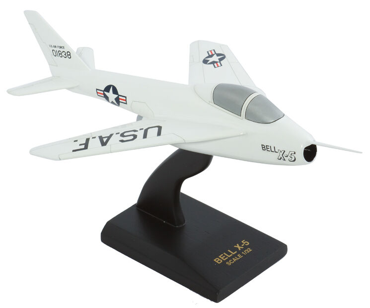 USAF Bell X-5 Chuck Yeager Desk Display Model Rocket 1/33 Aircraft ES Airplane