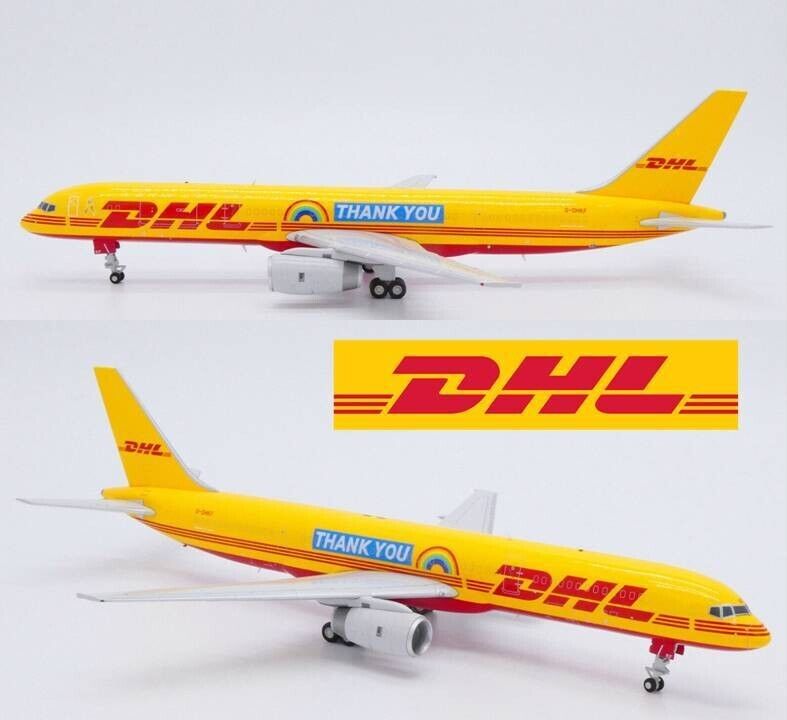JC Wings 1/200 EW2752004 DHL Air,  Boeing 757-200(PCF) Thank You Livery