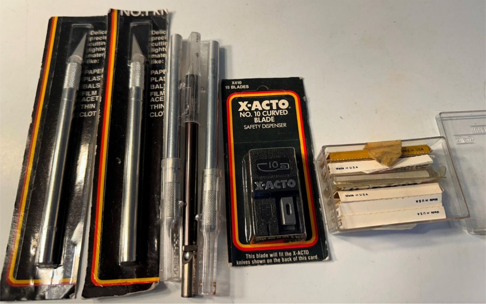 Vintage X-Acto Lot - Knife / Blades - Many New