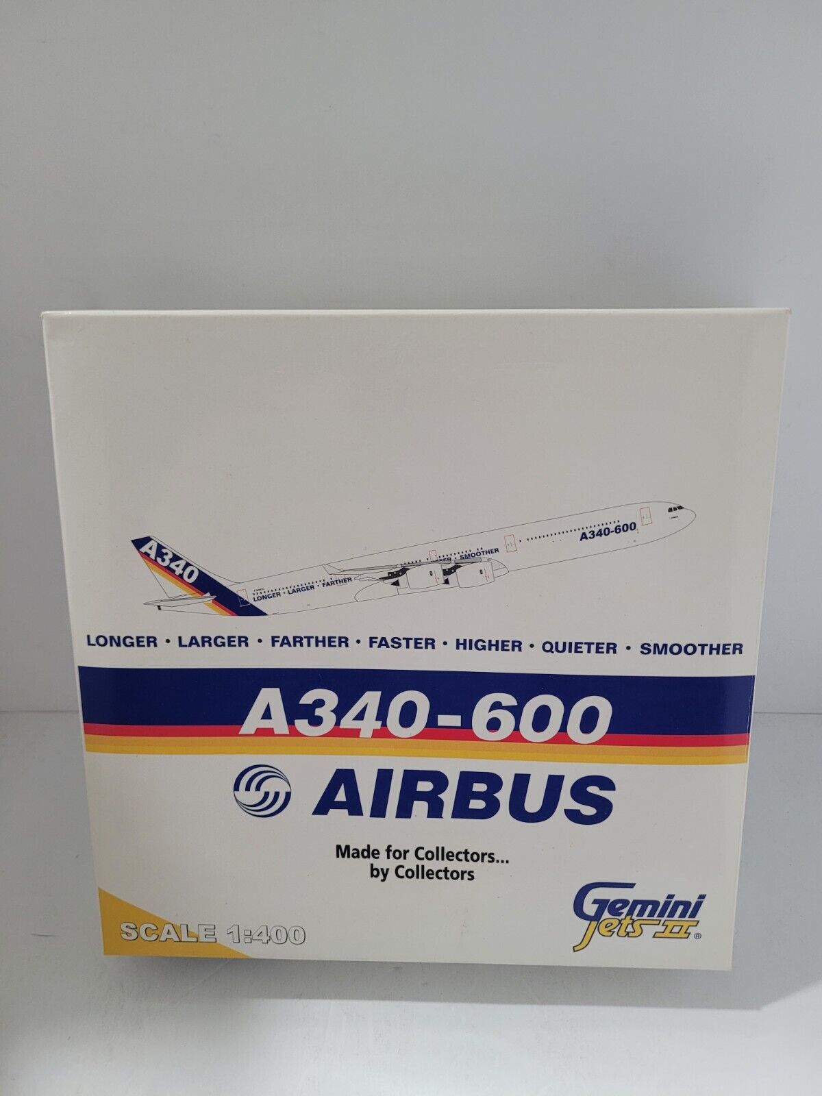 Gemini Jets Airbus A340-600. F-WWCC. House Color. 1:400 Scale.  Rare. New Open 