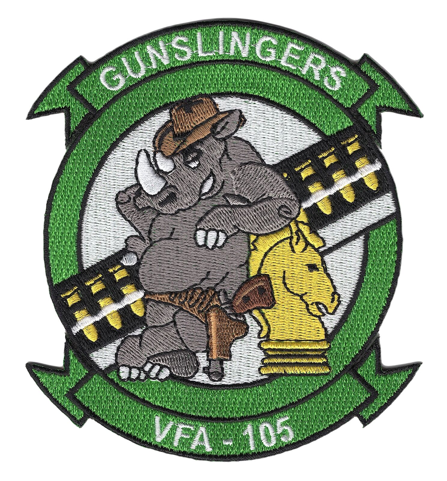 VFA-105 Gunslingers patch - Rhino Strike Fighter Squadron
