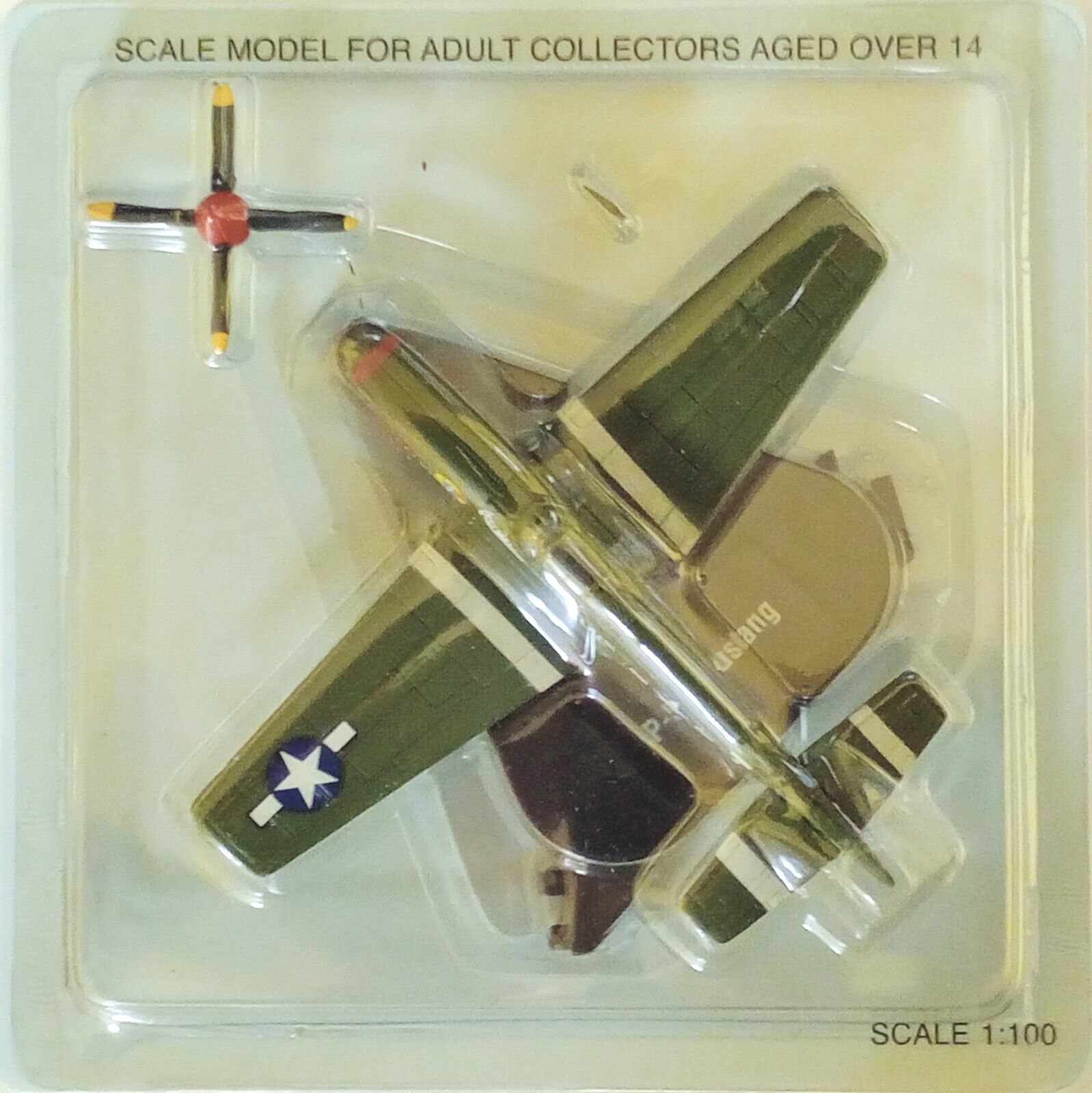 DeAgostini 1/100 Air Combat Collection. USAF North American P-51 Mustang (#15)