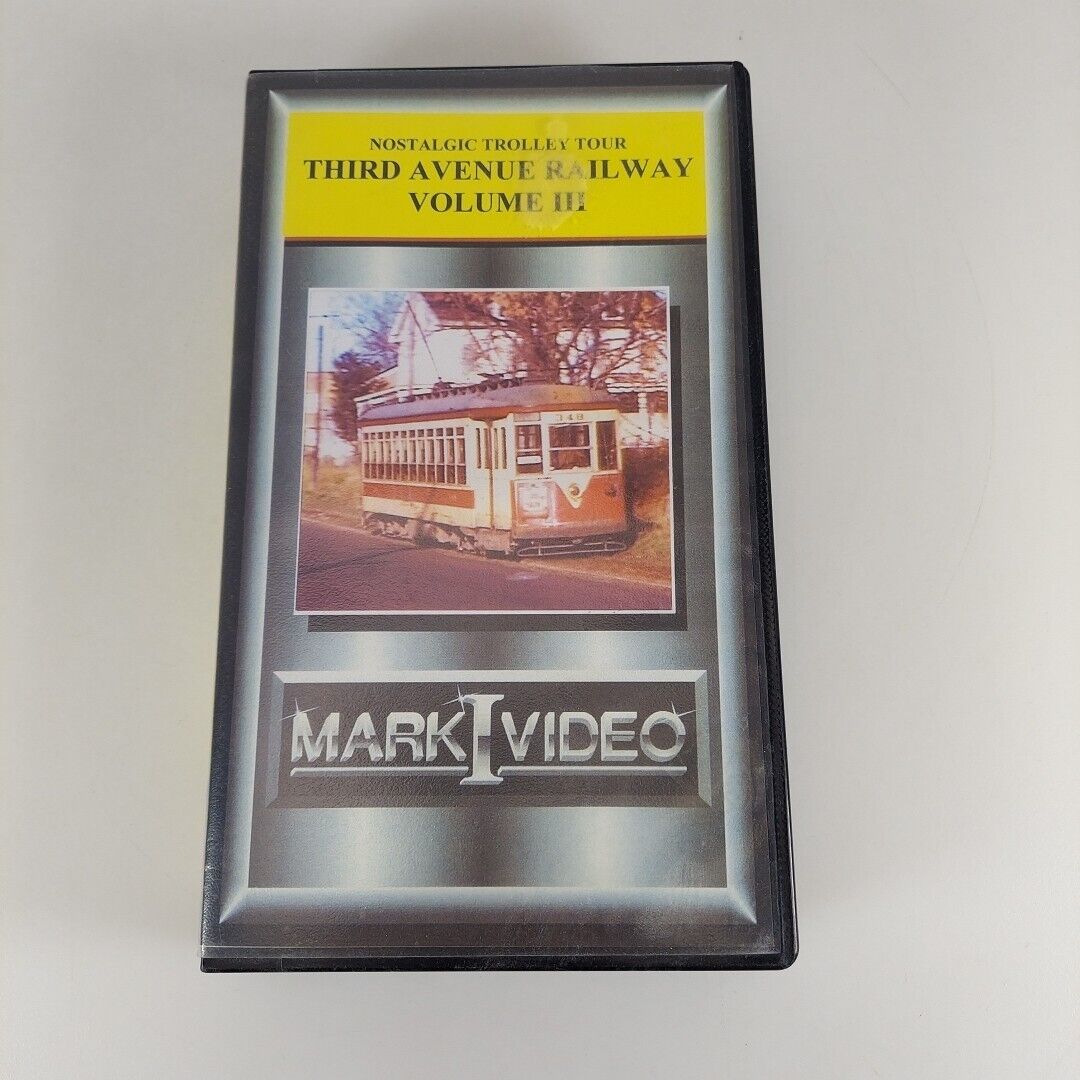 Nostalgic Trolley Tour 13 Third Ave. Railway Vol 3 VHS Mark I Video 1999